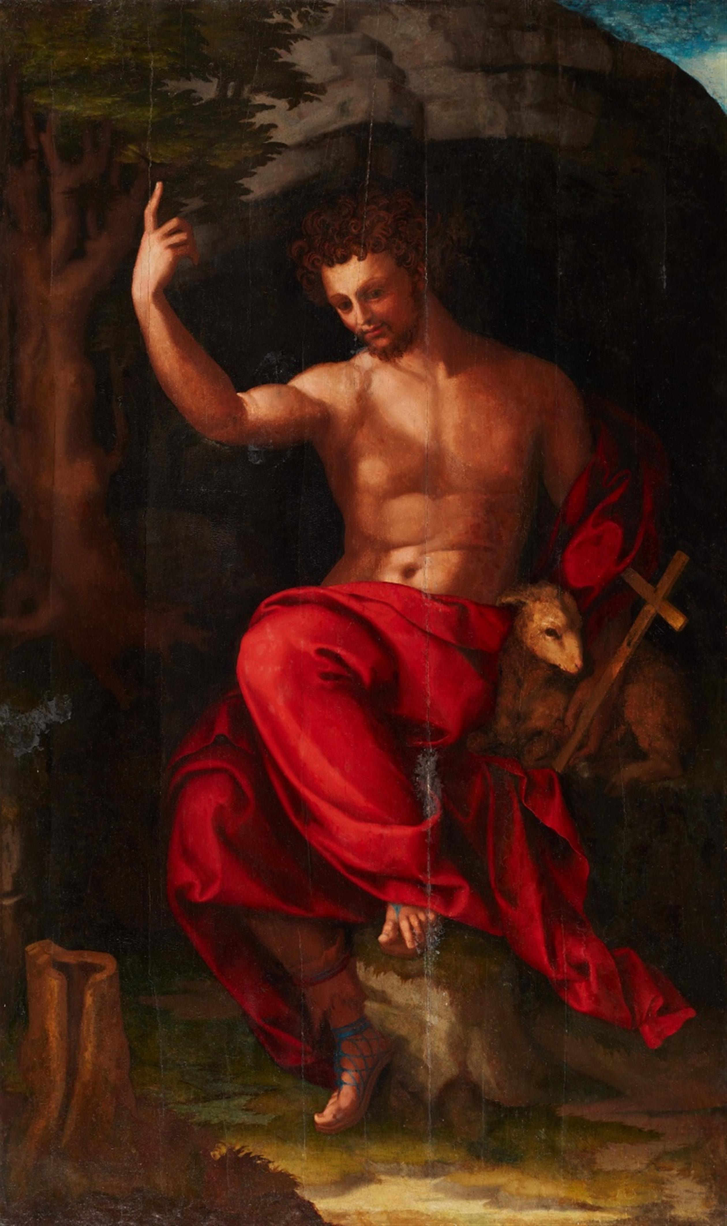 Florentine School 16th century - John the Baptist - image-1