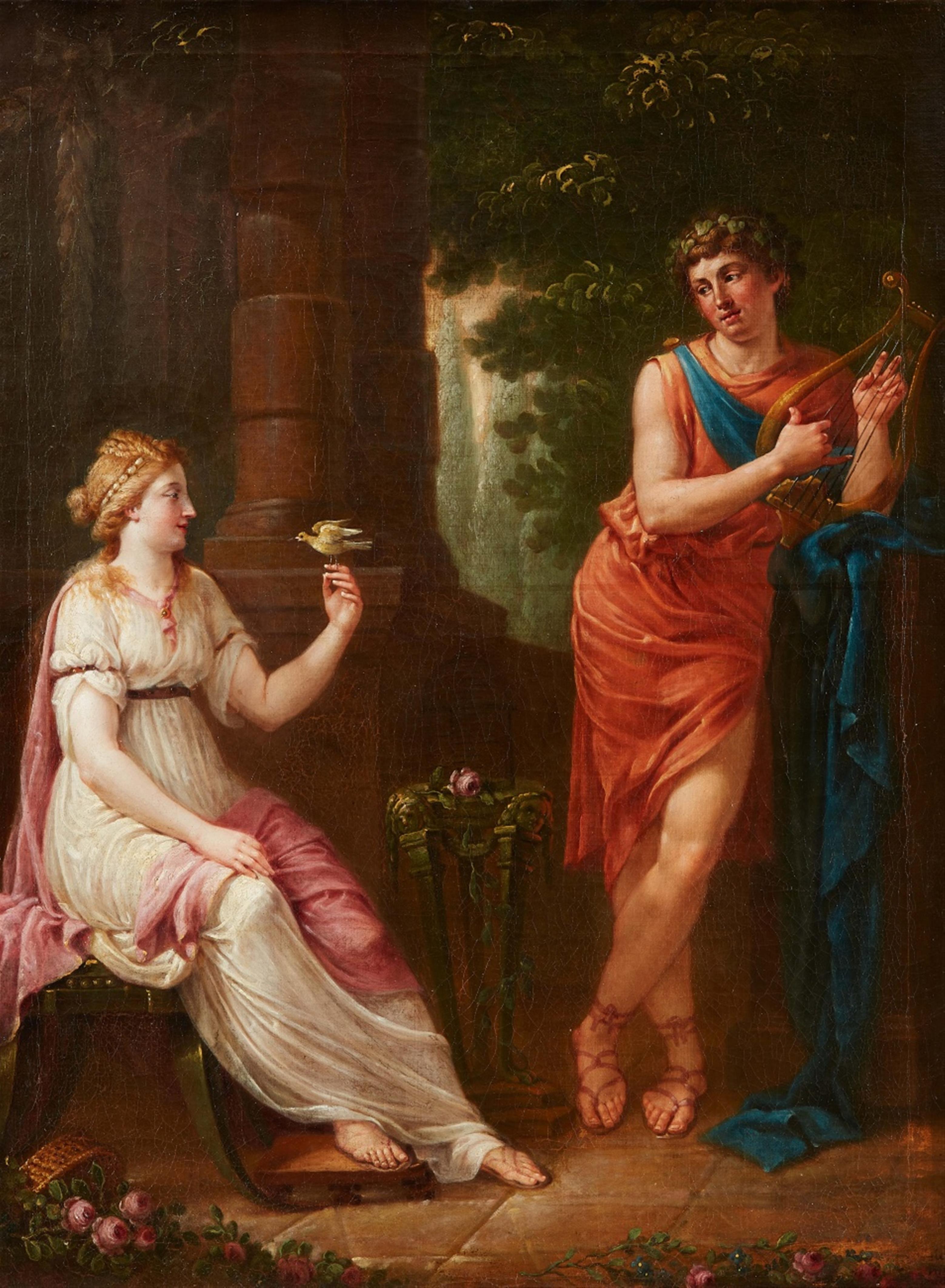 Probably French School 18th century - Orpheus and Eurydice - image-1