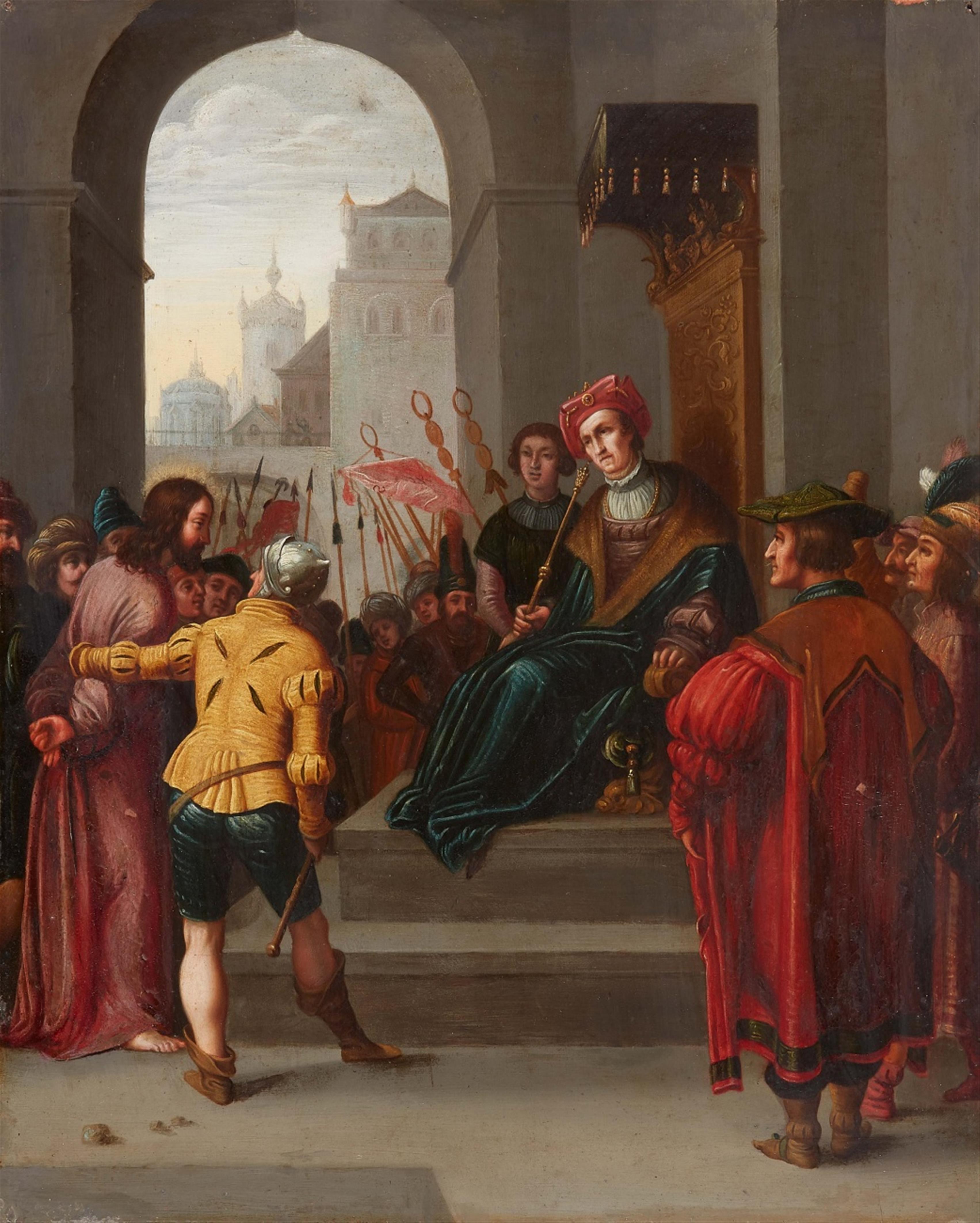 Niederländischer Meister des frühen 17. Jahrhunderts - Christus vor Pilatus - image-1