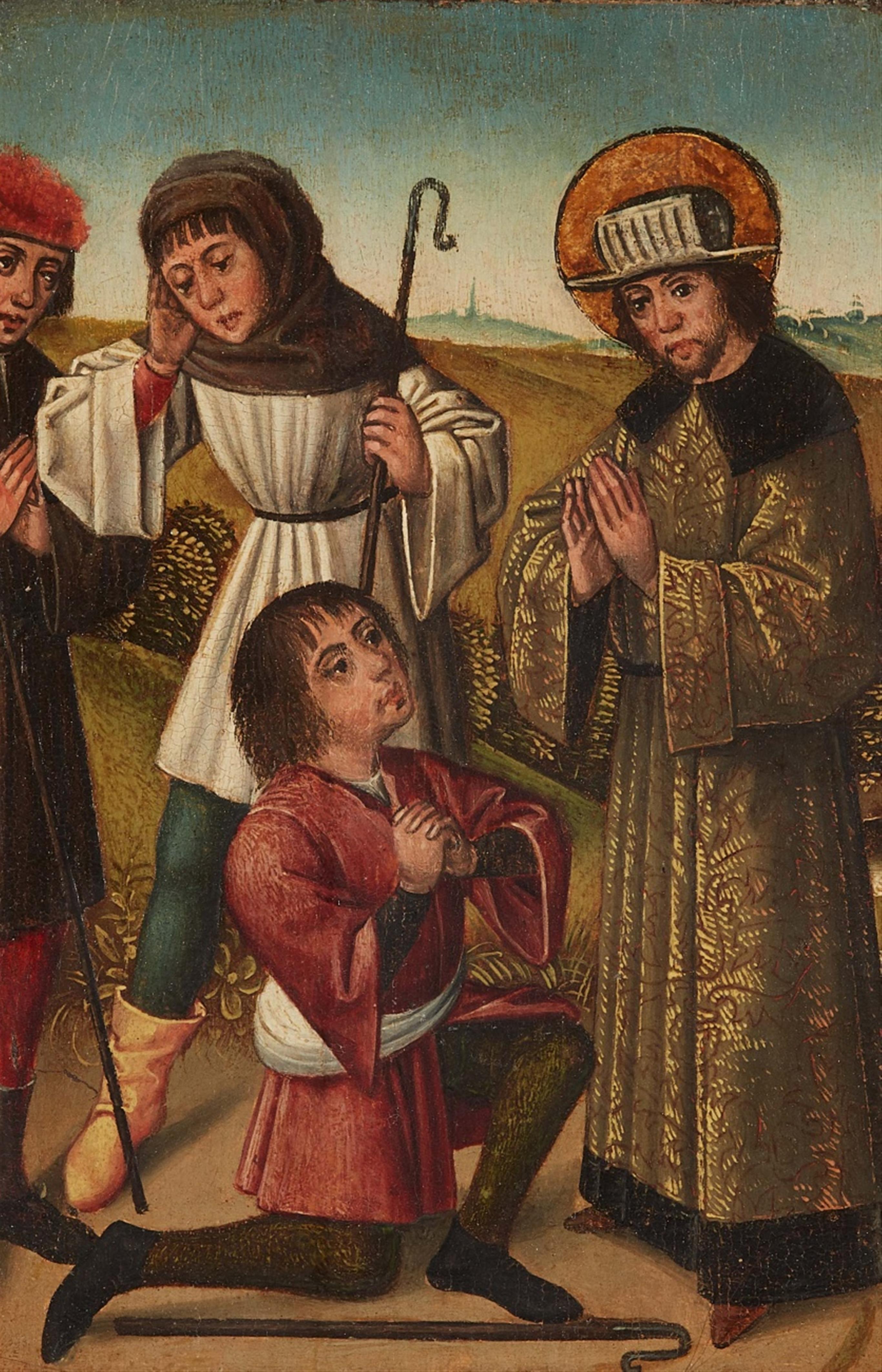 Südwestdeutscher Meister um 1500 - Drei Szenen aus dem Leben Hiobs - image-2