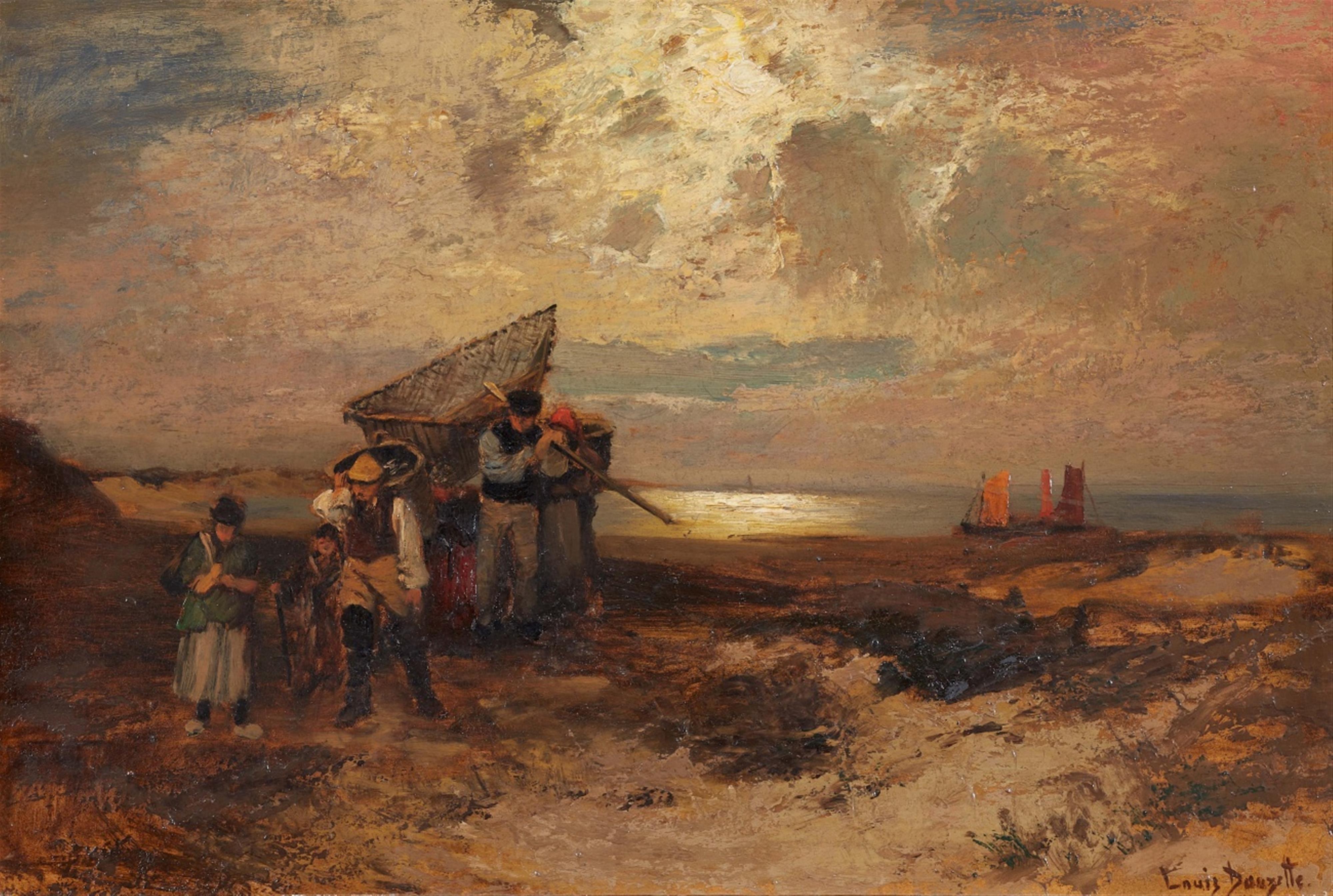 Louis Douzette - Fisher Family on the Beach - image-1