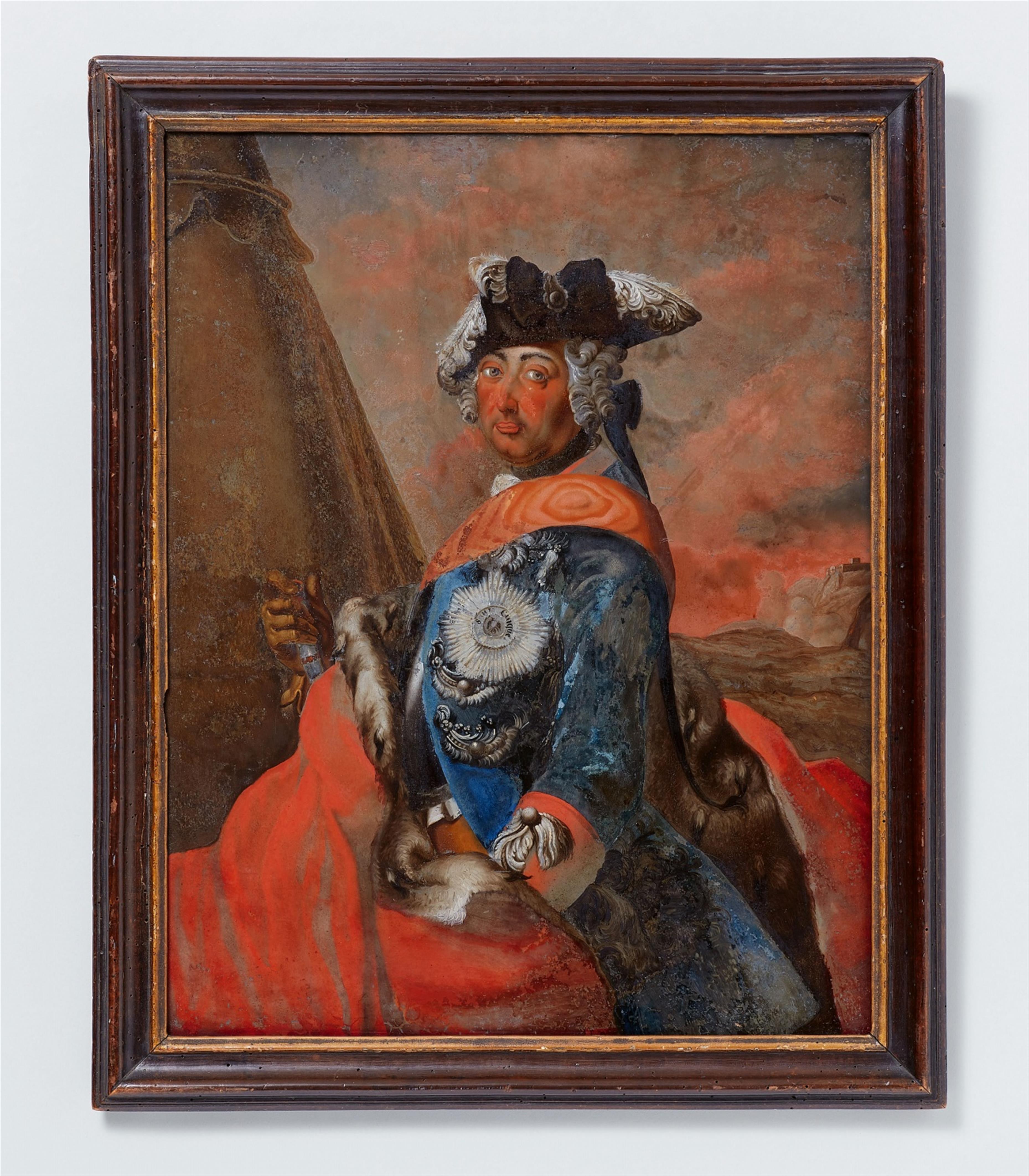 A reverse glass portrait of Friedrich II - image-1