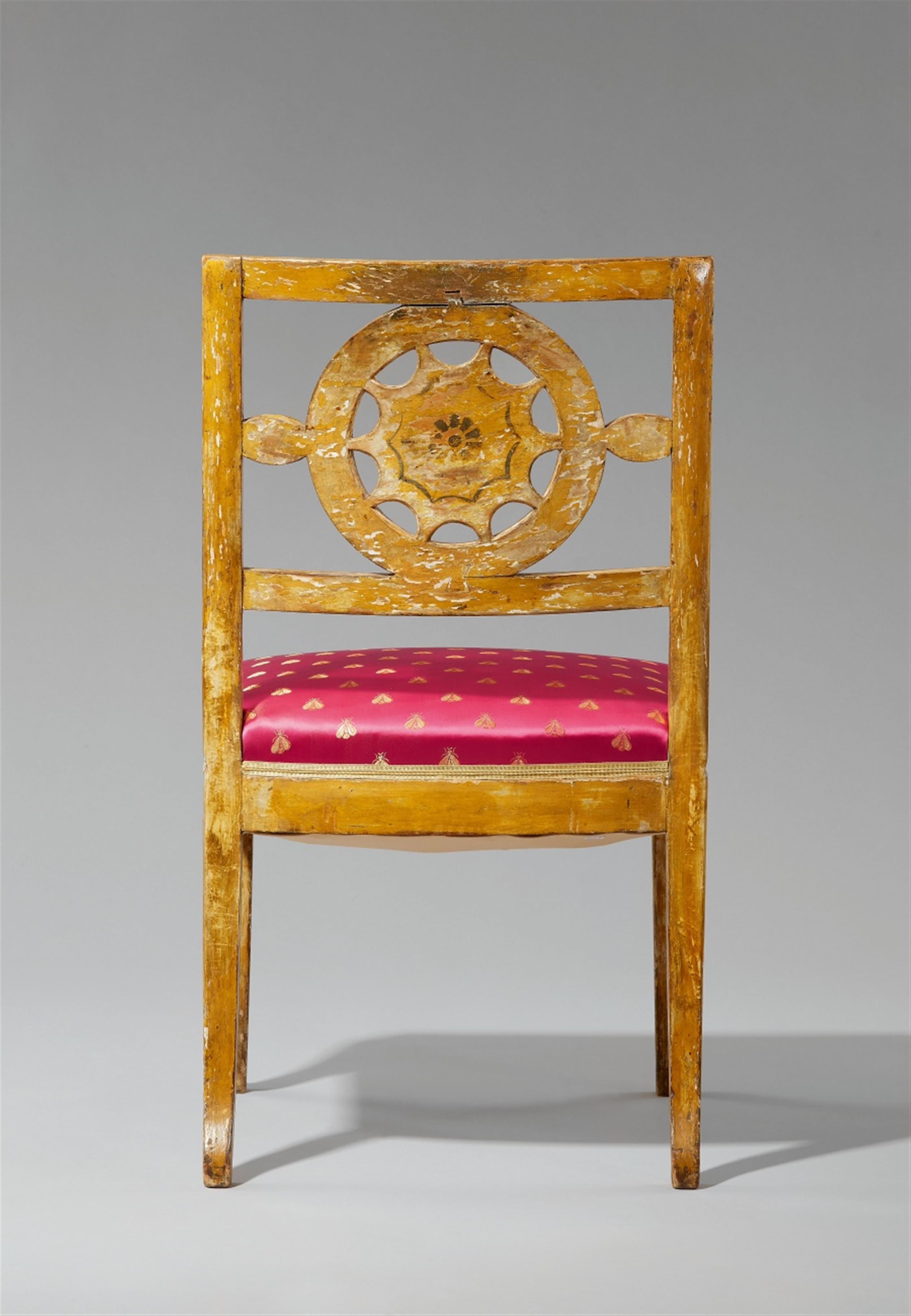 A Neoclassical giltwood chair - image-2