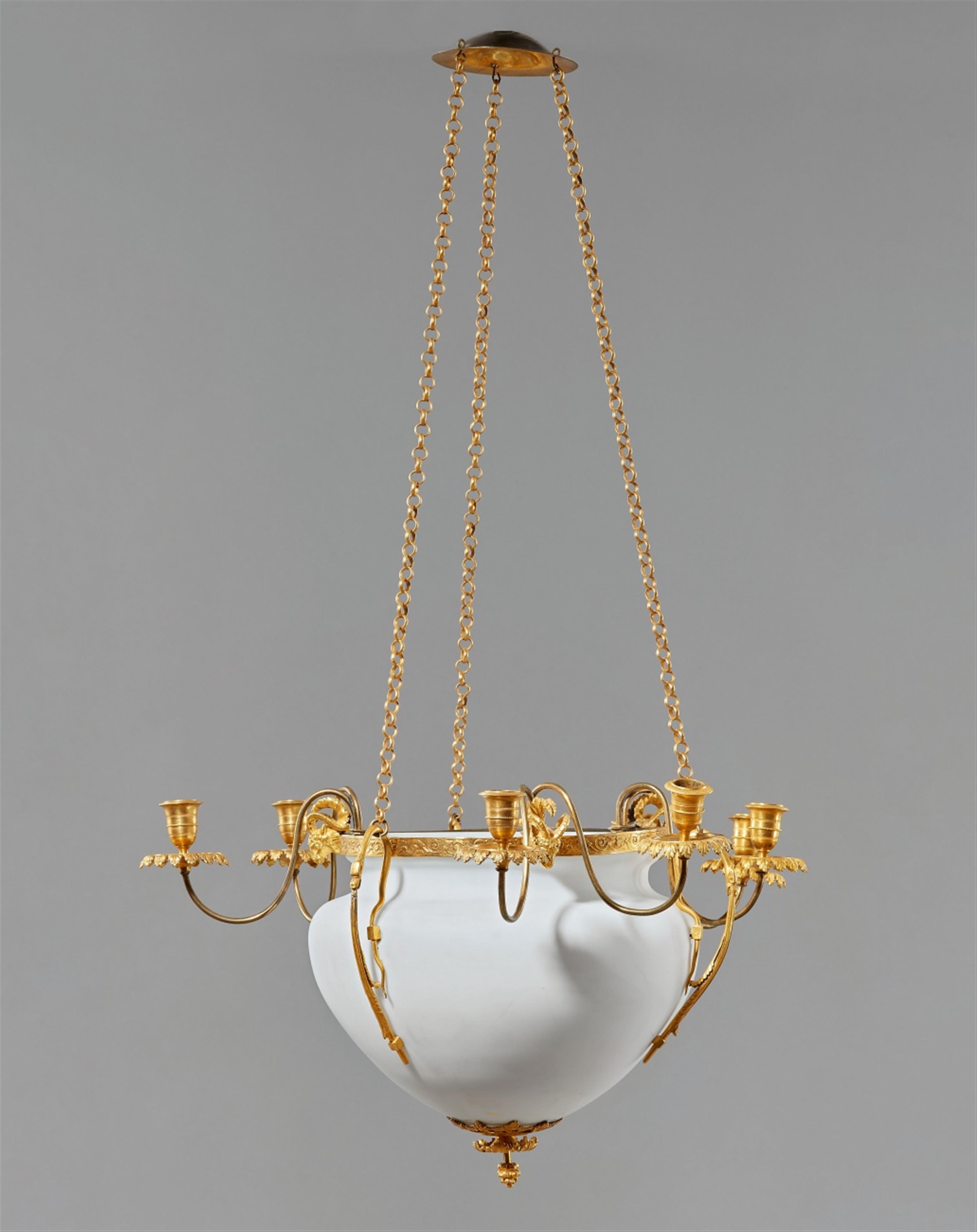 A Dresden Neoclassical chandelier - image-1
