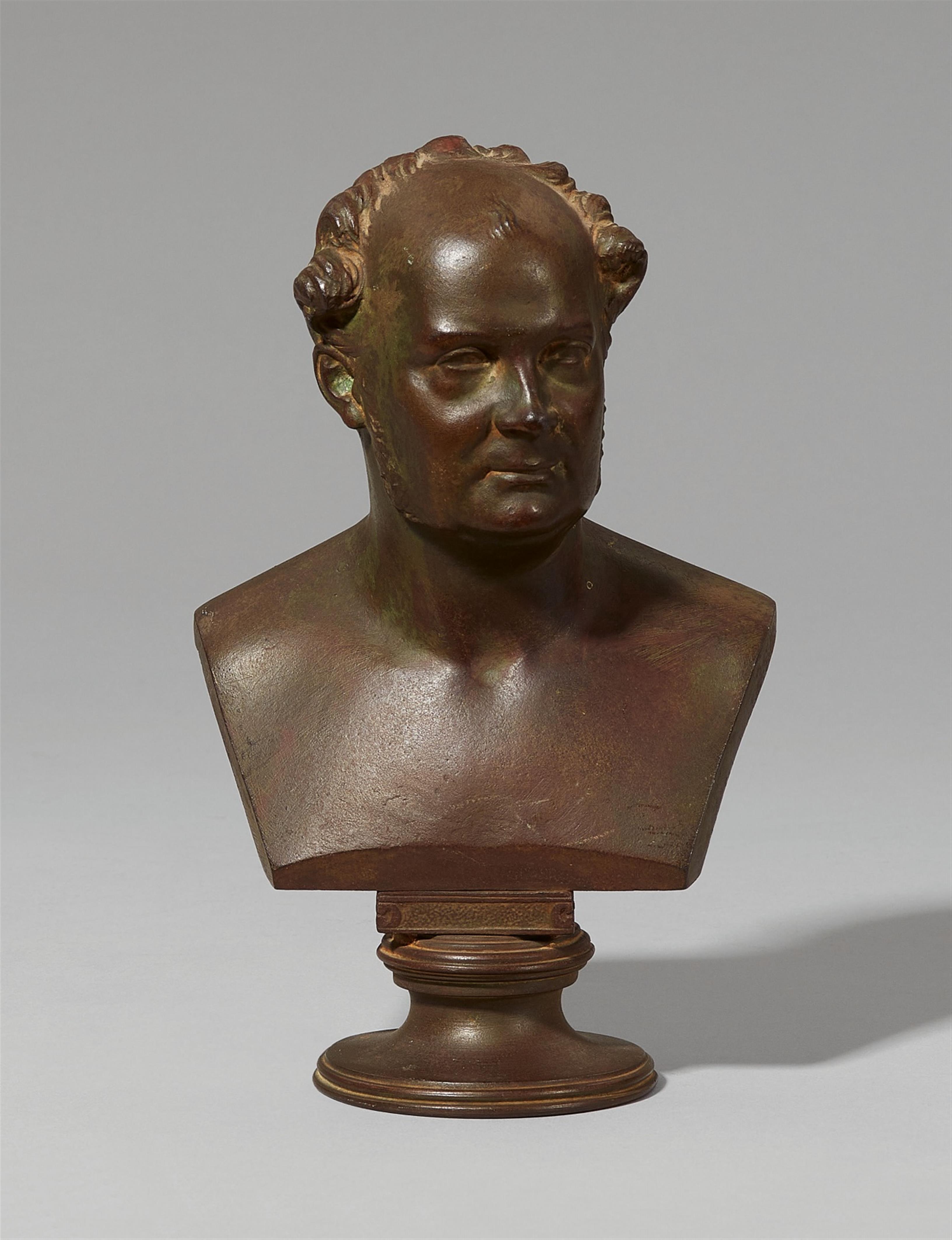 A cast iron bust of Friedrich Wilhelm IV - image-1