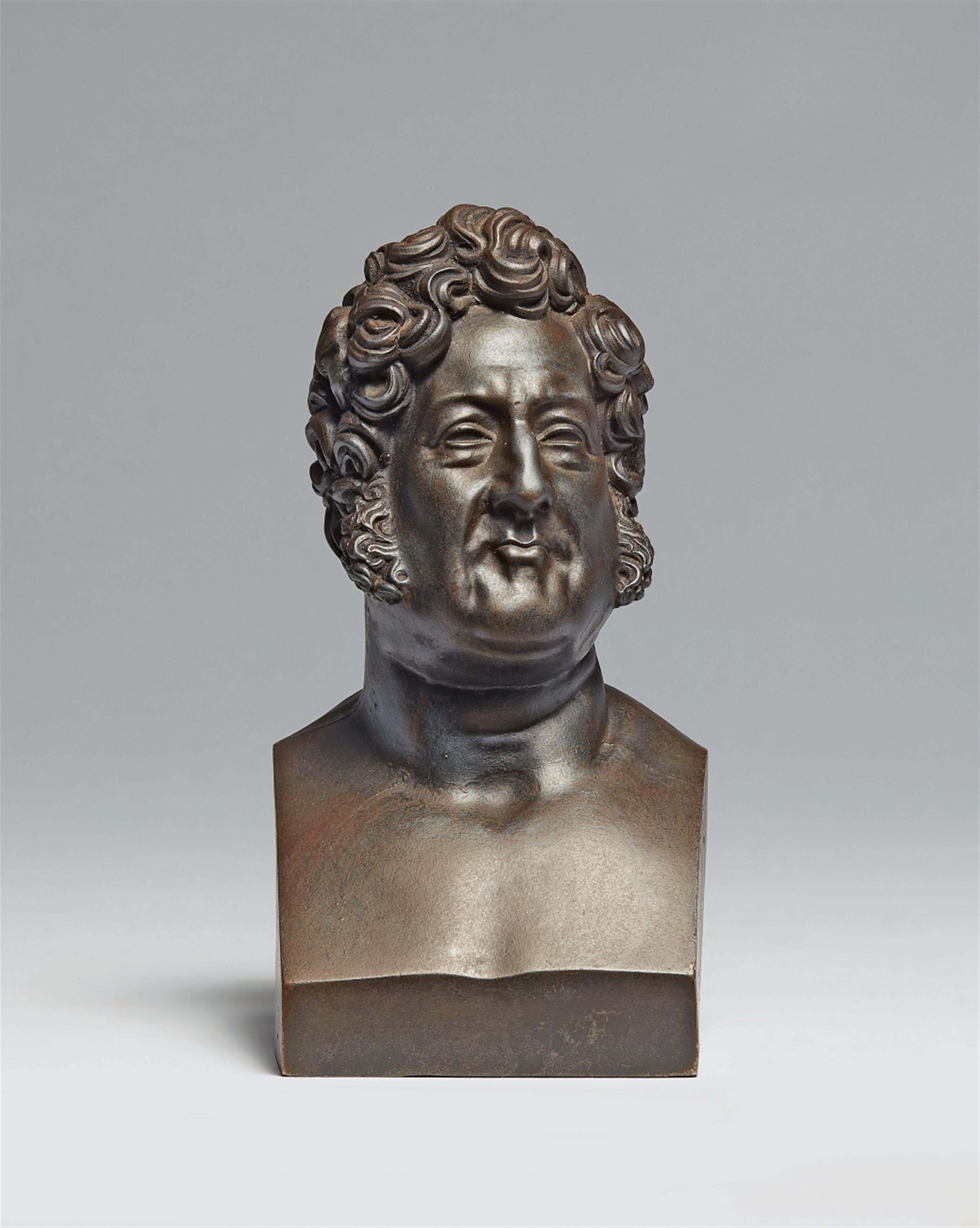A cast iron bust of King Louis Philippe of France - image-1