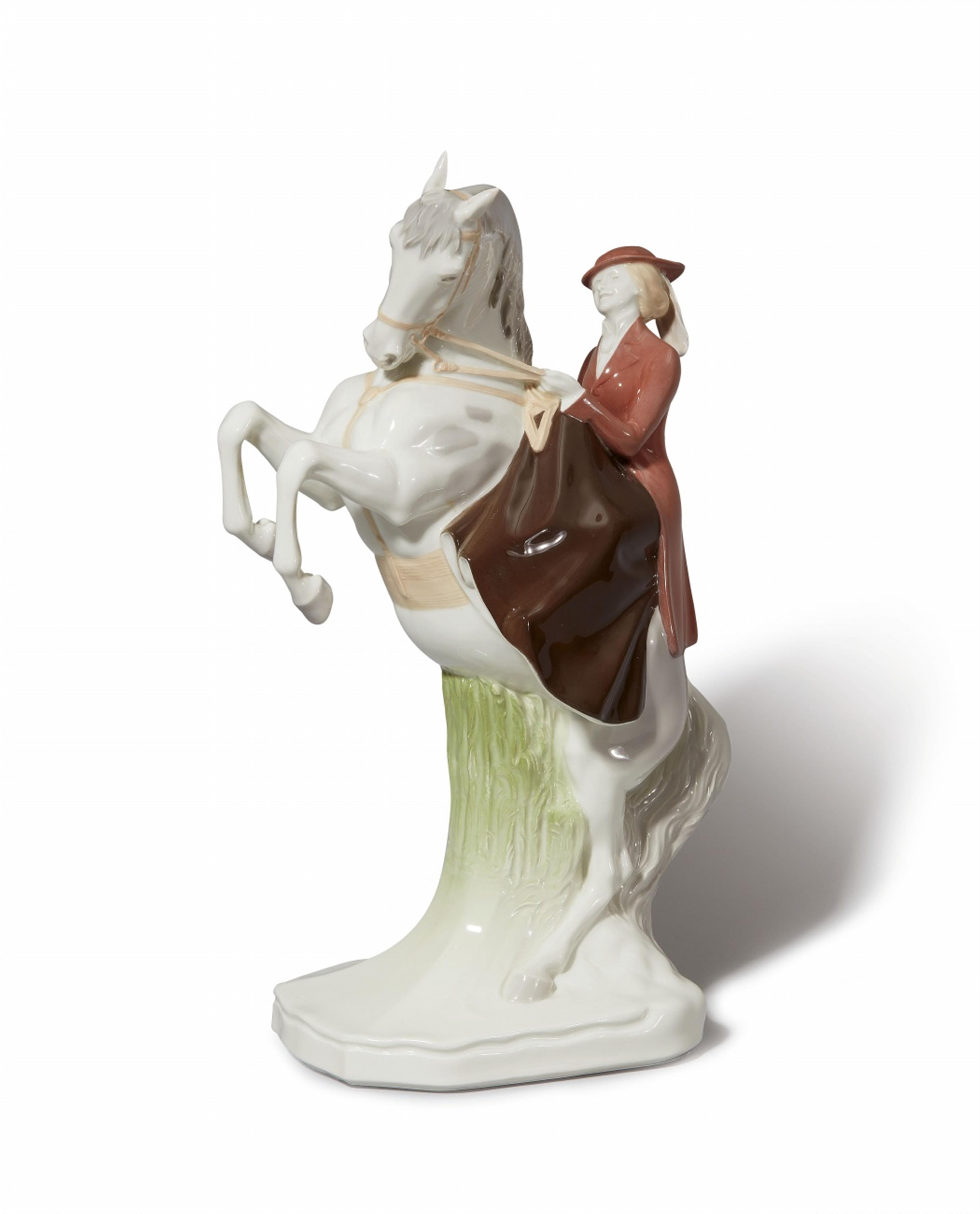 A Berlin KPM porcelain figure "the modern Amazon" - image-1