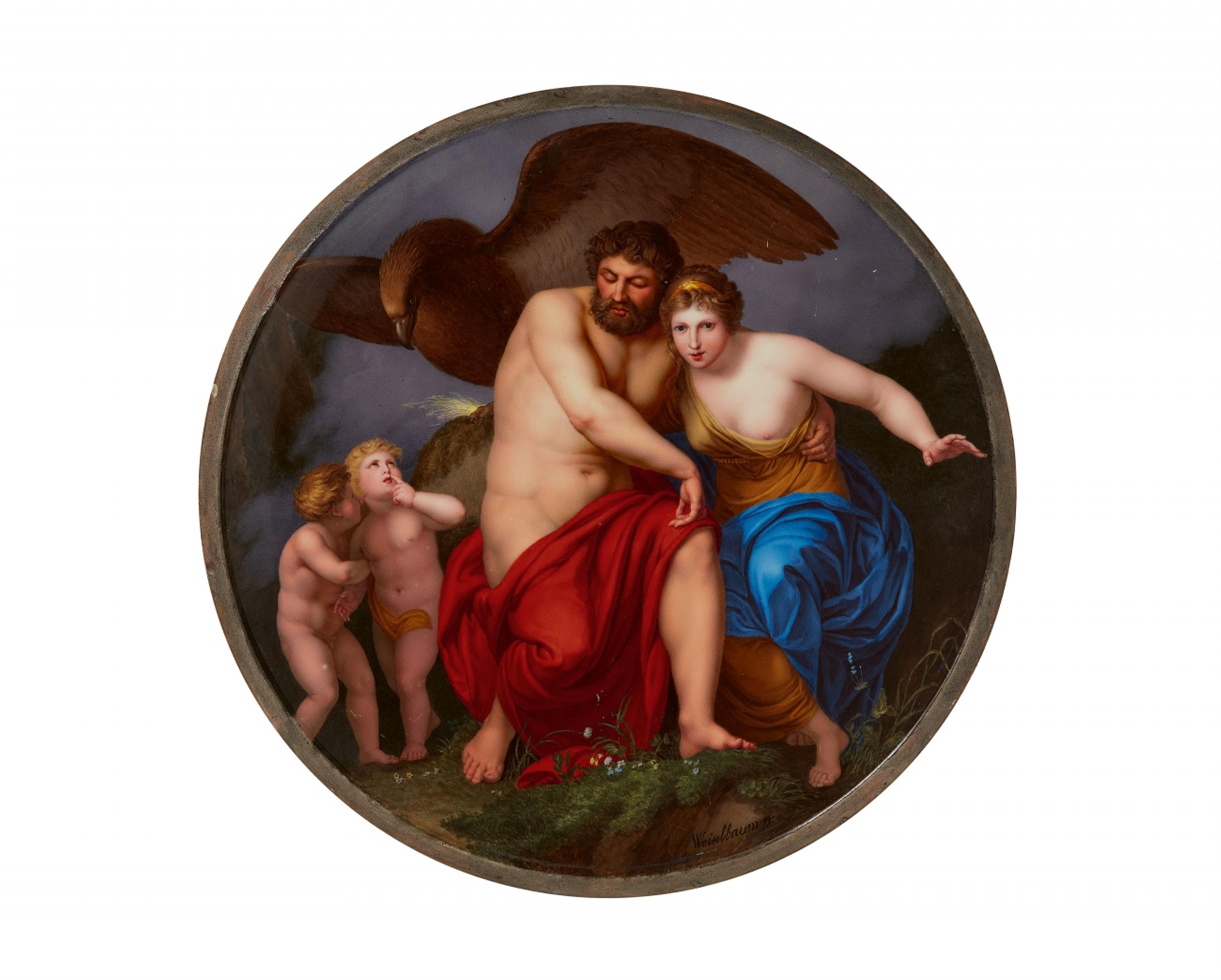 Bedeutende Bildplatte "Zeus wird von Hera auf dem Berg Ida eingeschläfert" - image-1