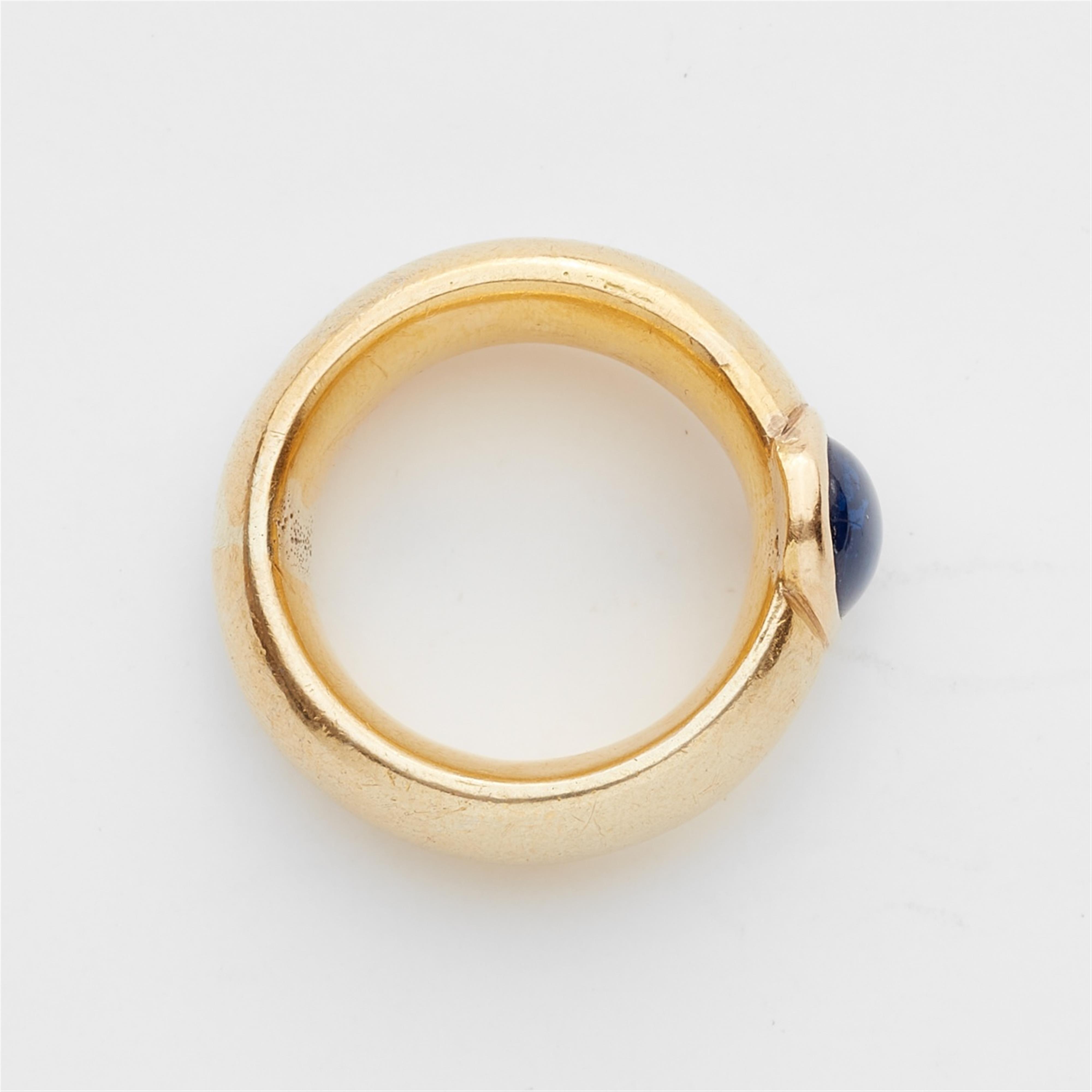 A 21k gold and sapphire ring - image-2