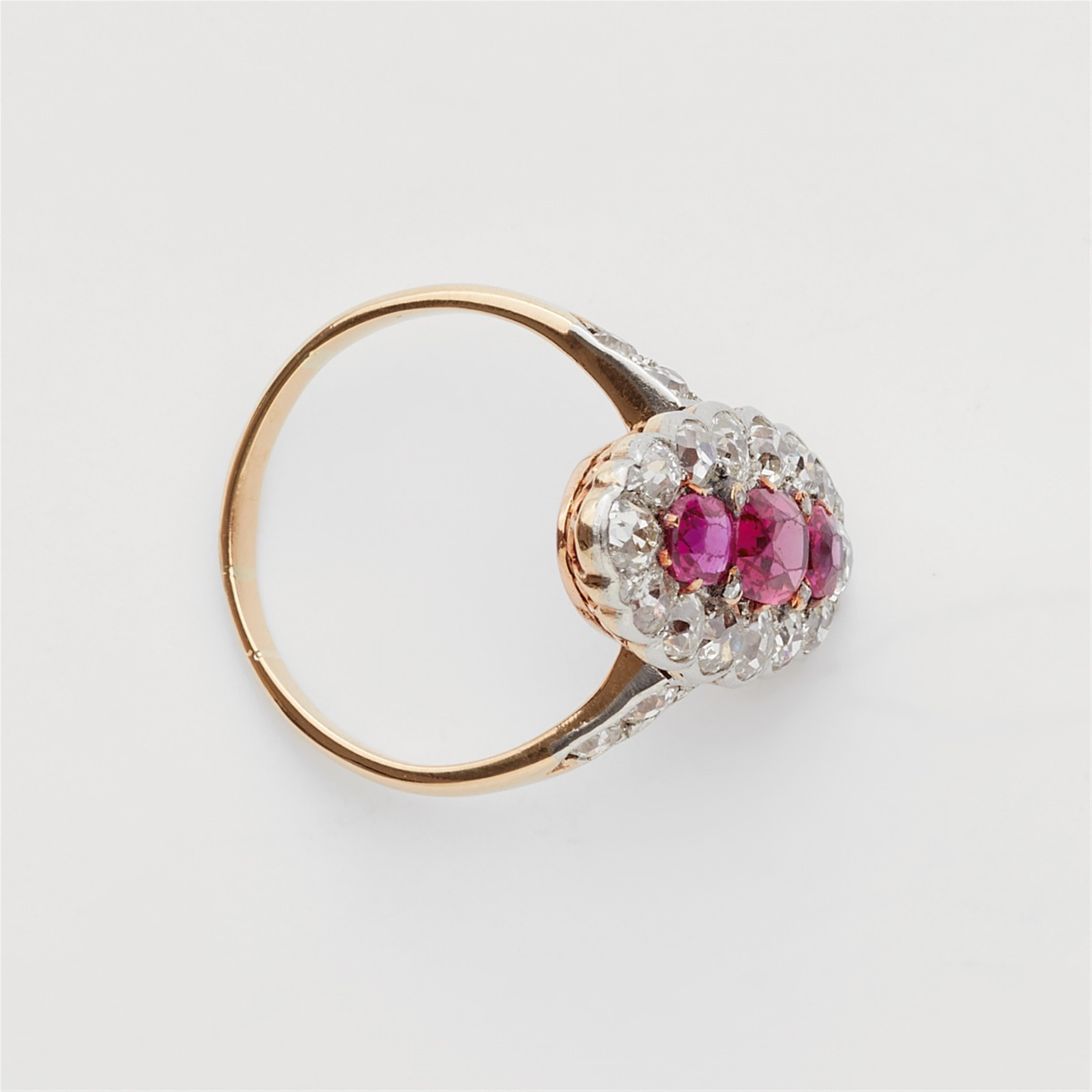 A Belle Epoque diamond and ruby ring - image-2