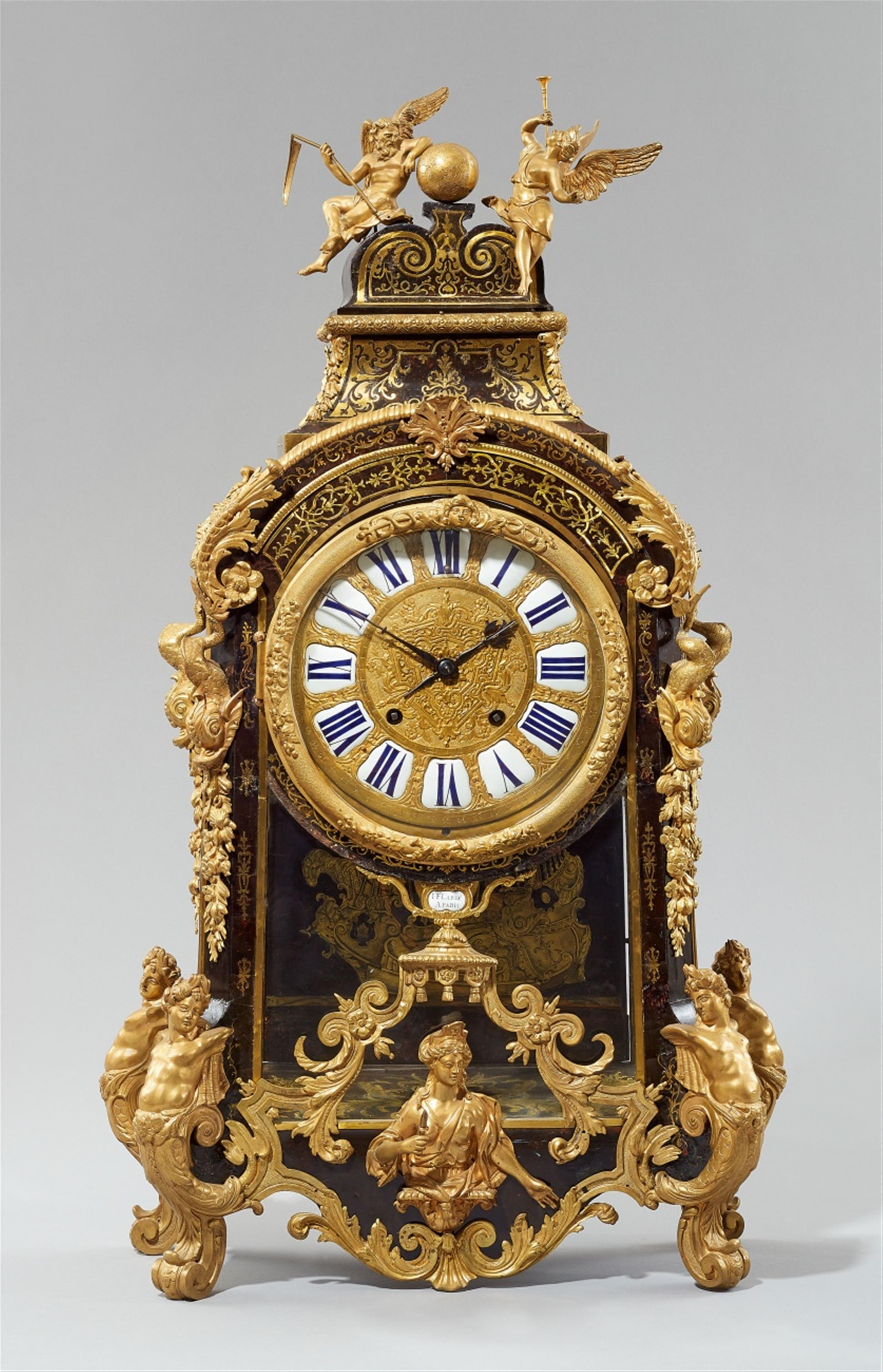A large French Régency cartel clock - image-1