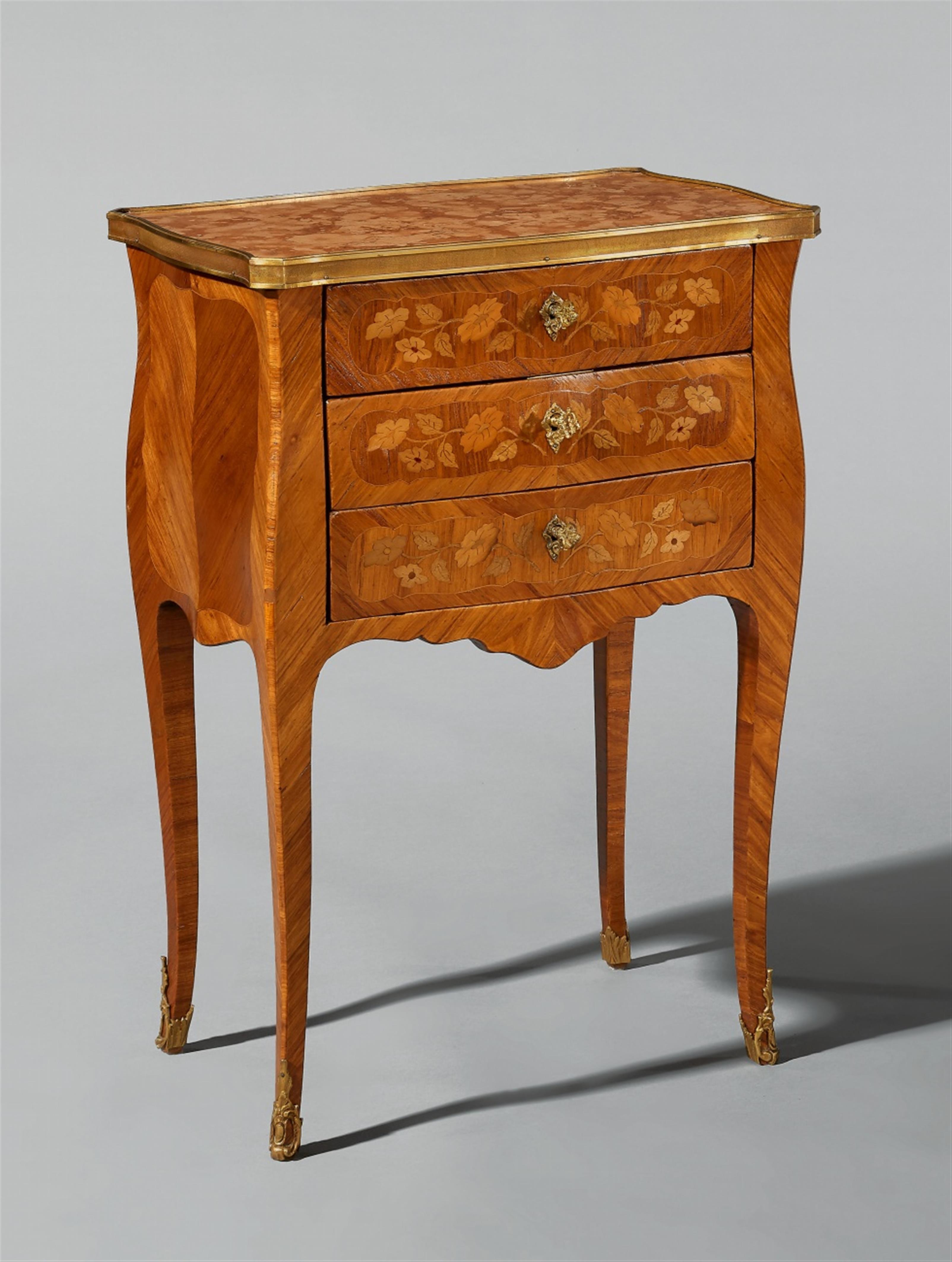 A French inlaid night stand - image-1