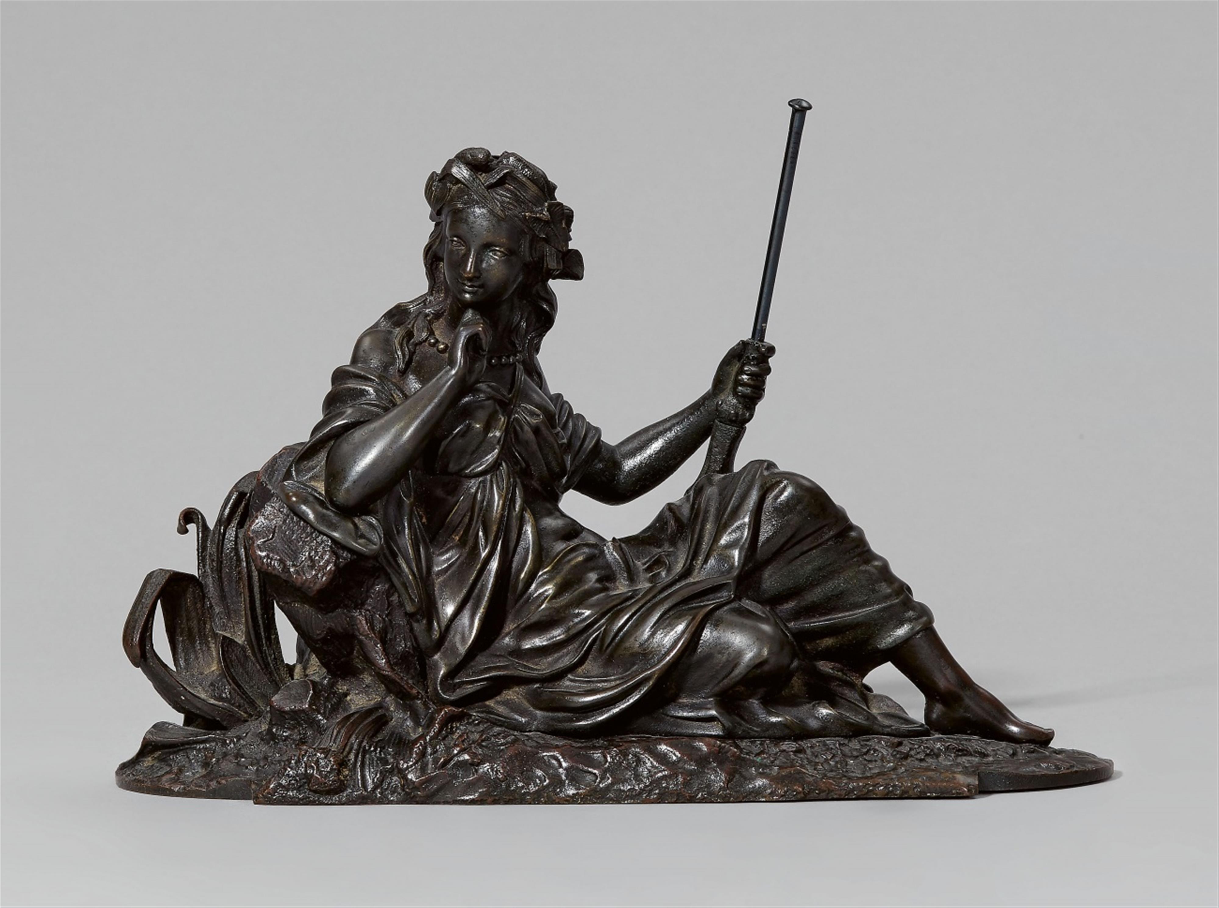 A bronze figure of a river goddess - image-1