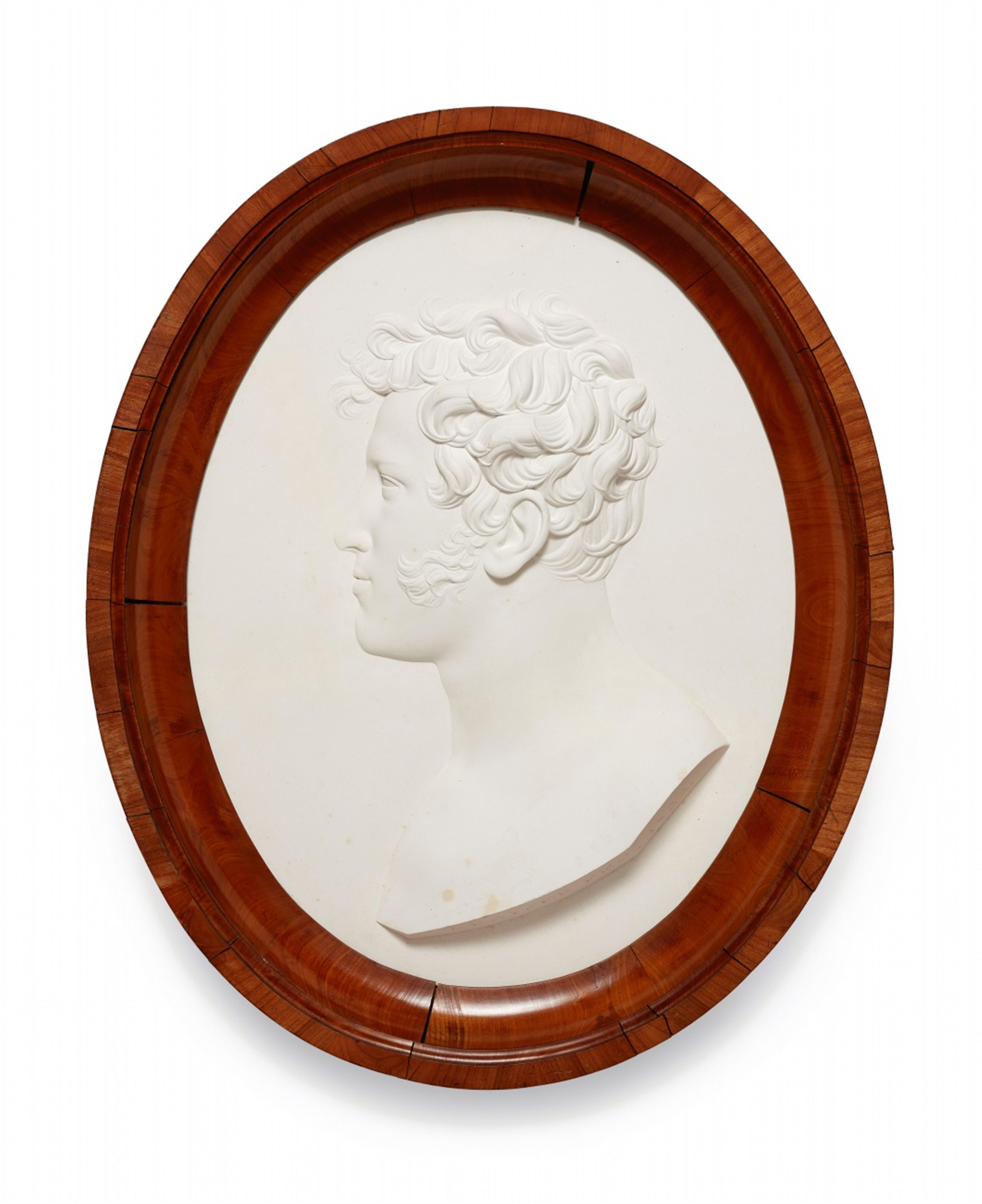 A plaster bust of Grand Duke Karl Ludwig Friedrich of Baden - image-1