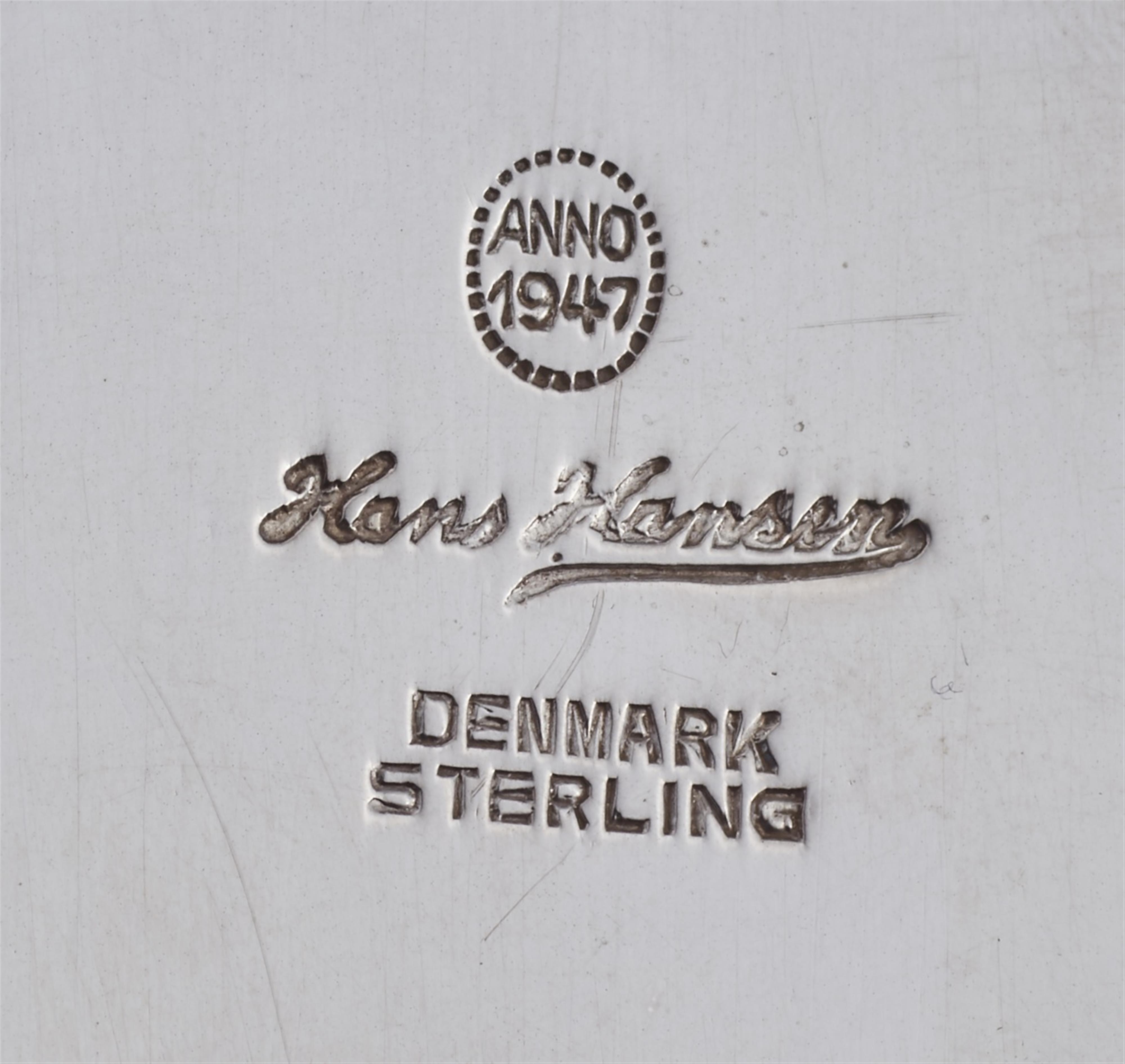 A Danish silver water jug by Hans Hansen - image-2