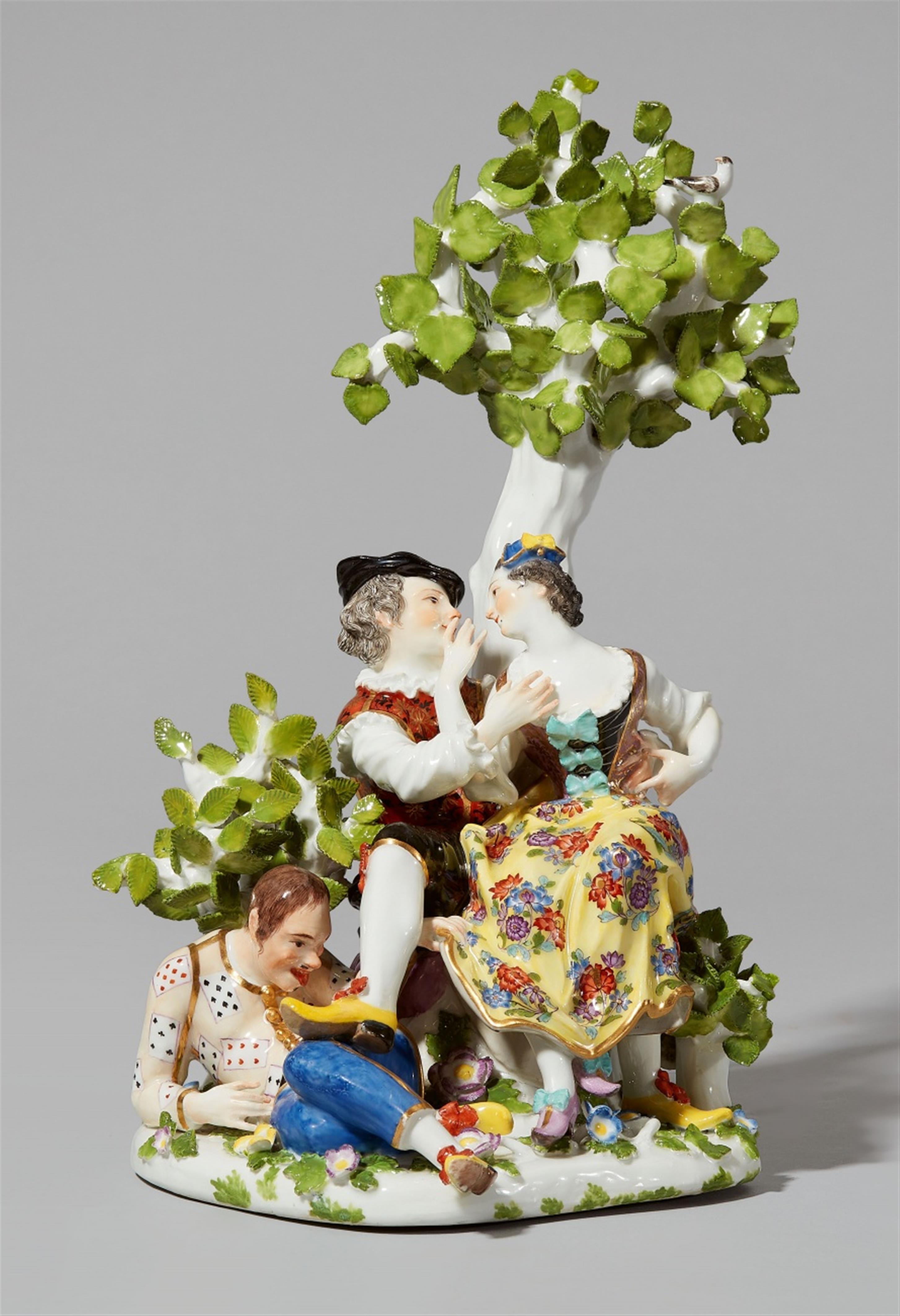 A Meissen porcelain model, the indiscreet Harlequin - image-1