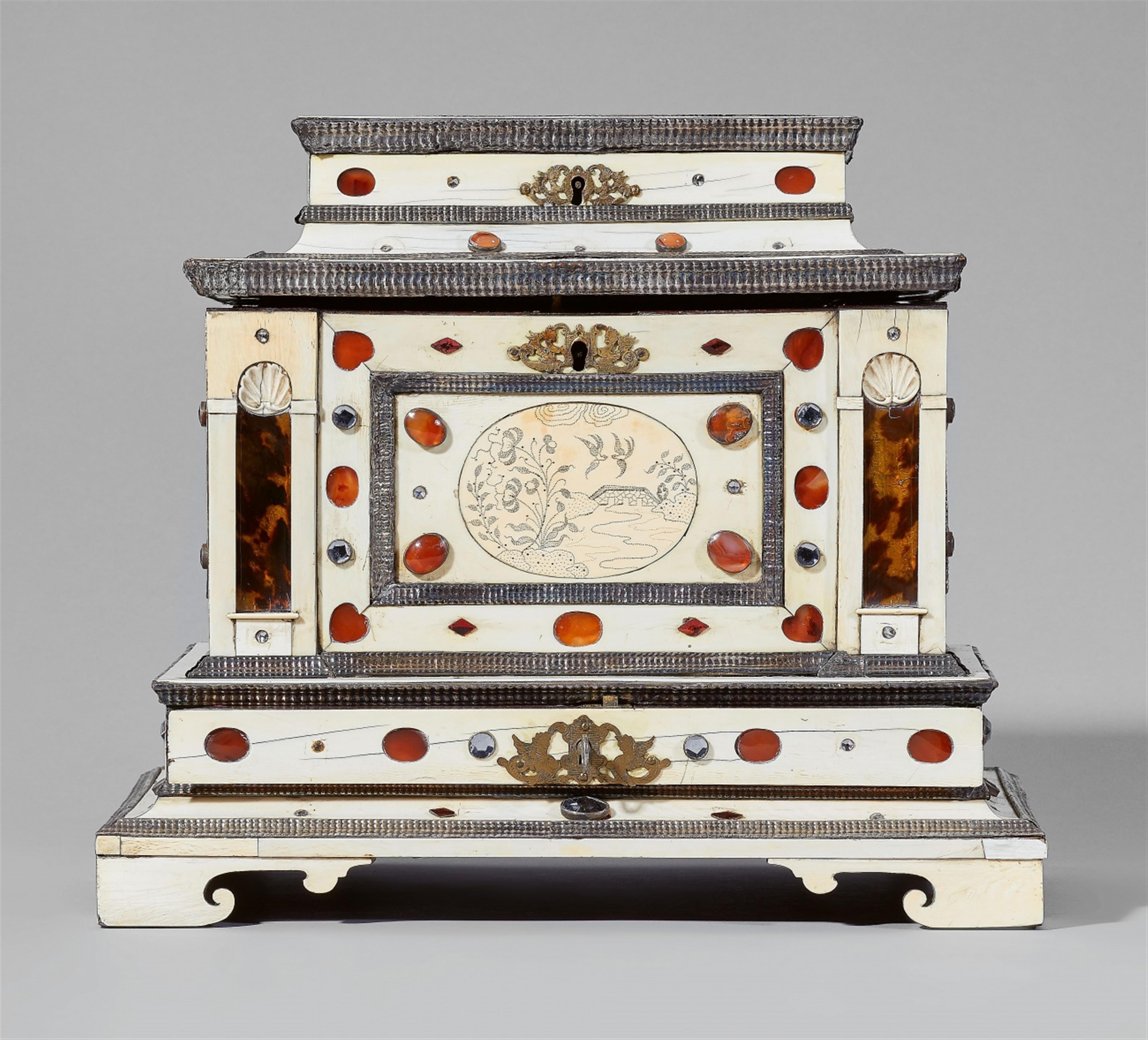 A magnificent Augsburg carved ivory coffer - image-3