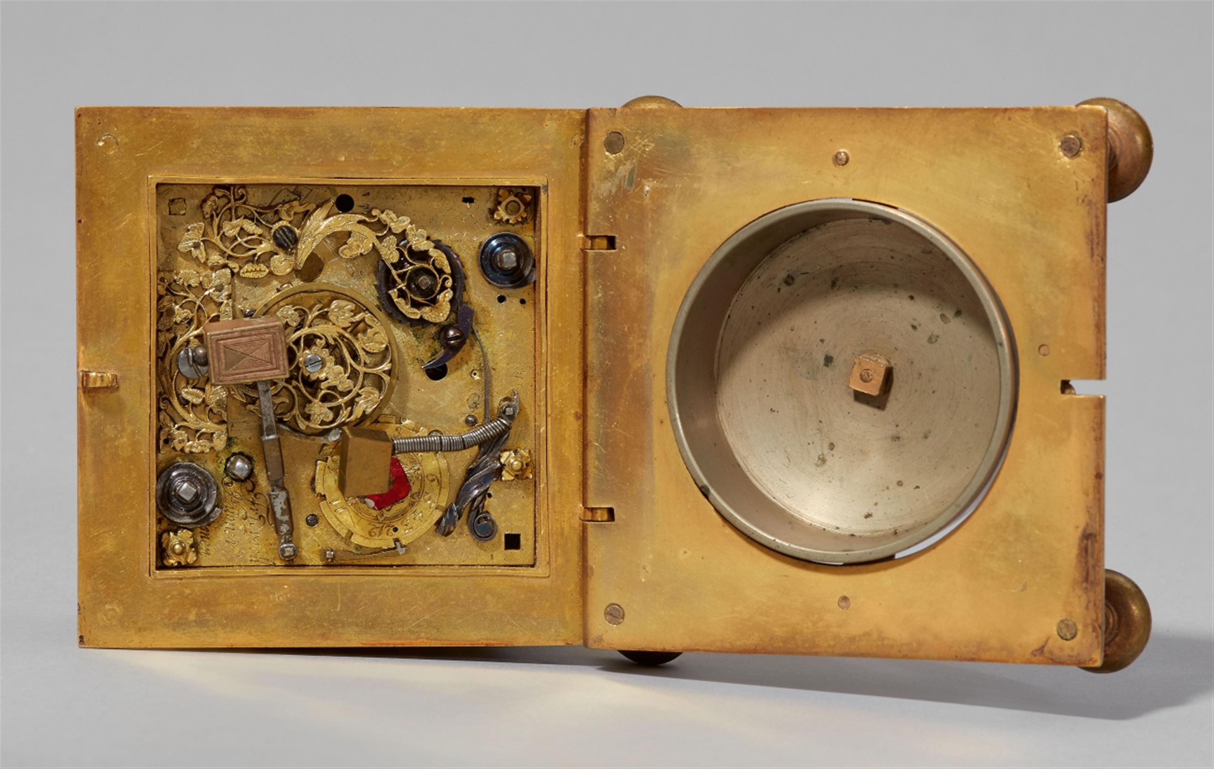 A small rare Bremen table clock - image-2