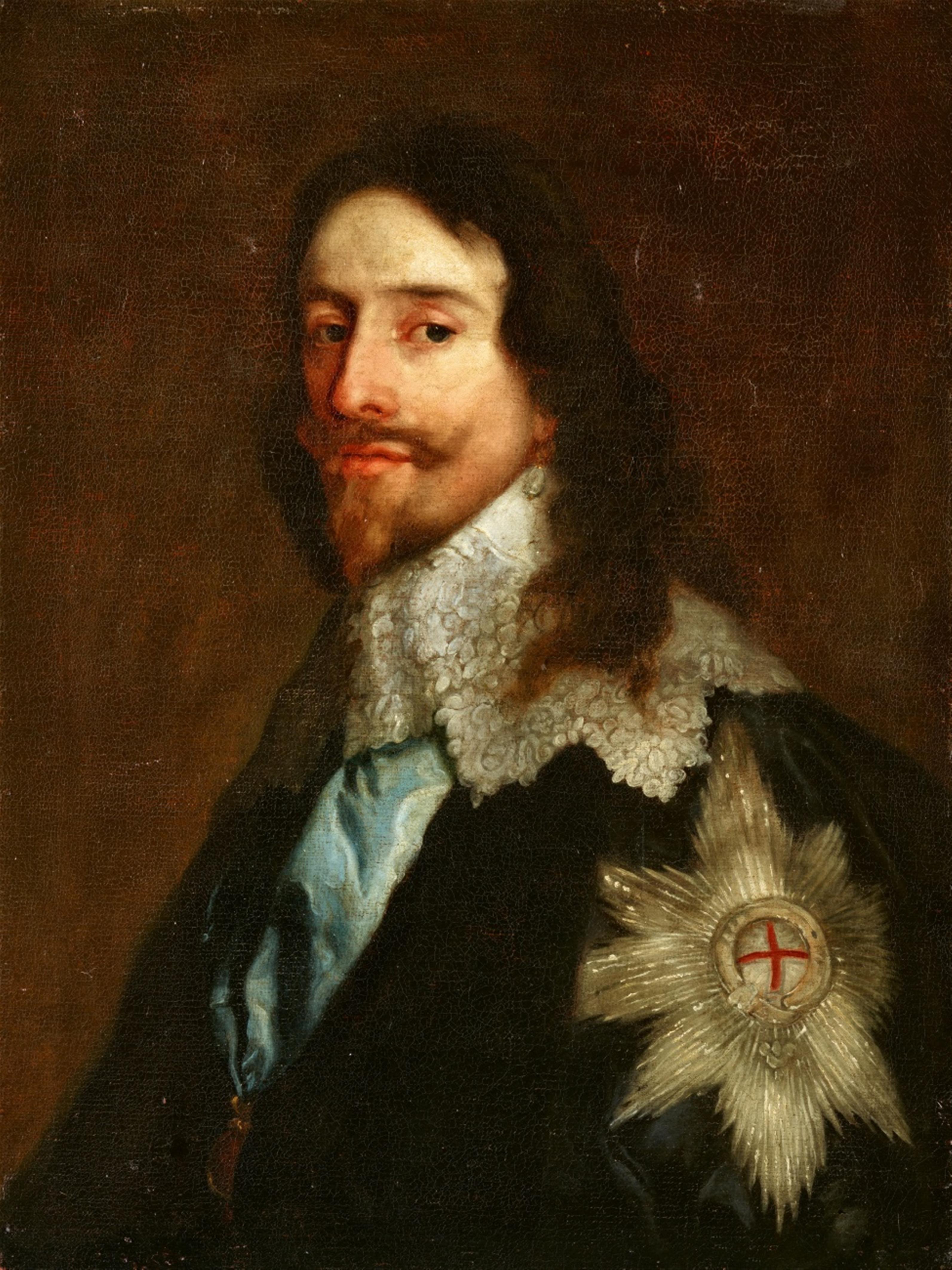 Anthony Van Dyck, circle of - Portrait of Charles I, King of England - image-1