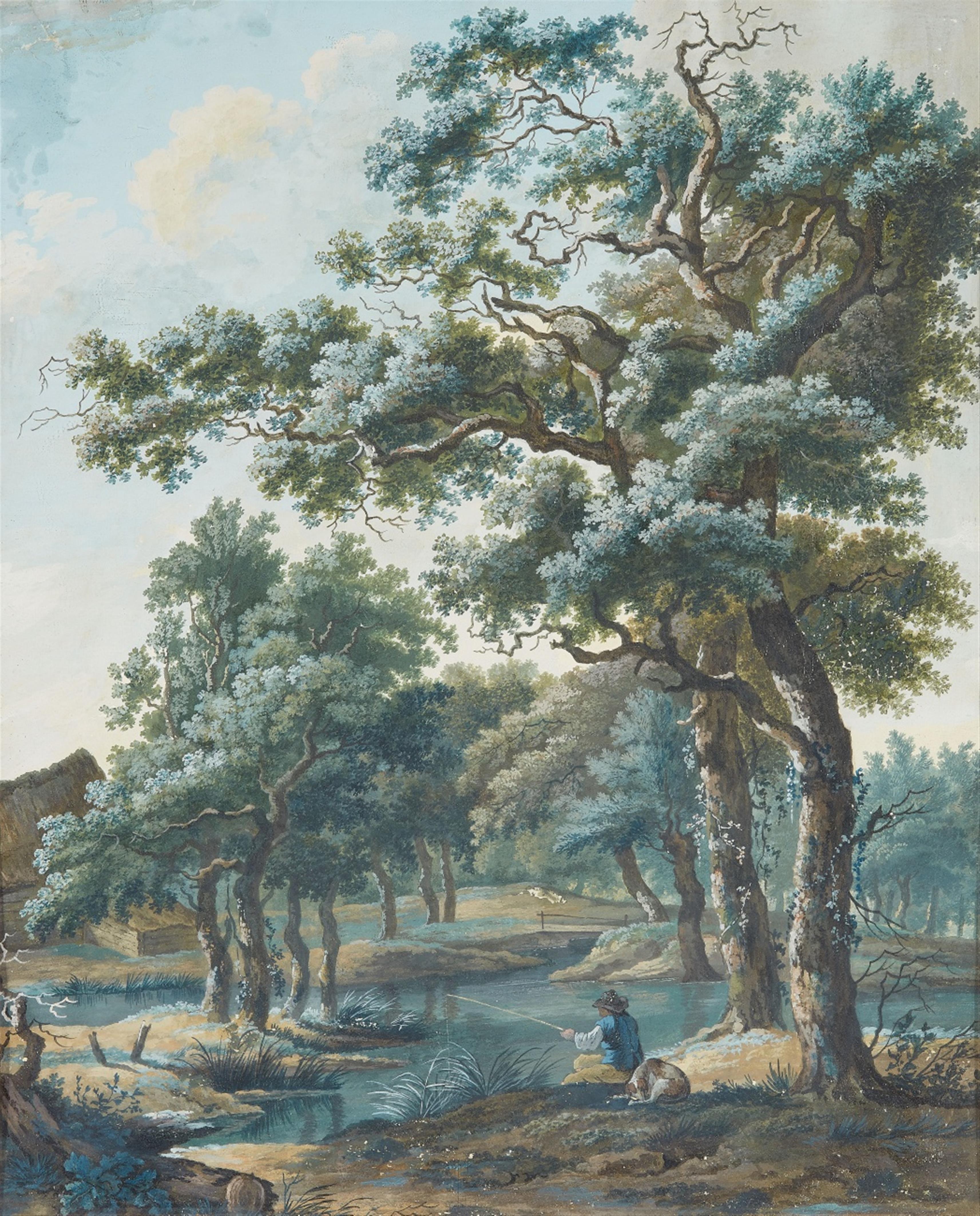Deutscher Meister des späten 18. Jahrhunderts - Bewaldete Landschaft - image-1