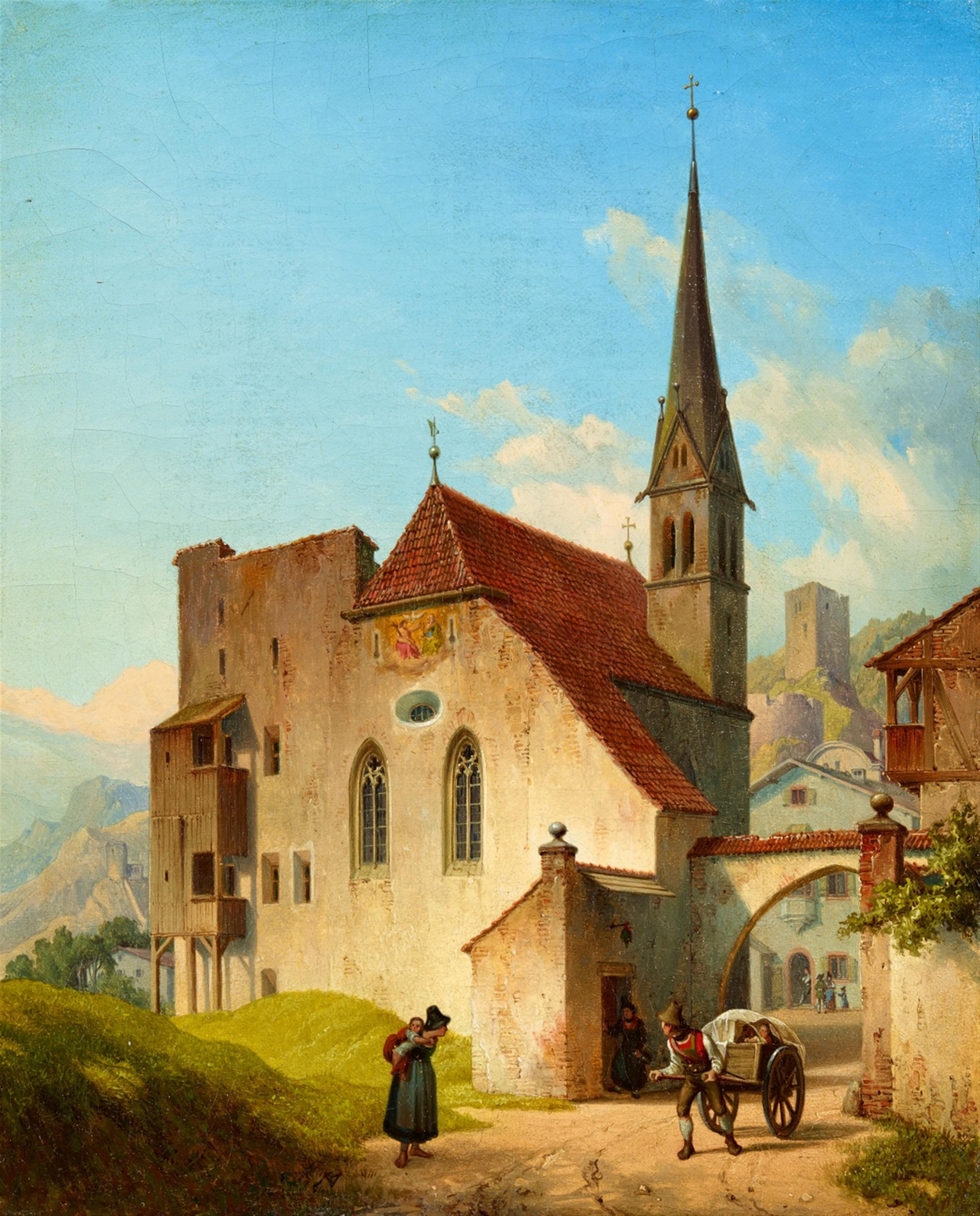 Michael Neher - Ansicht von Rattenberg in Tirol - image-1