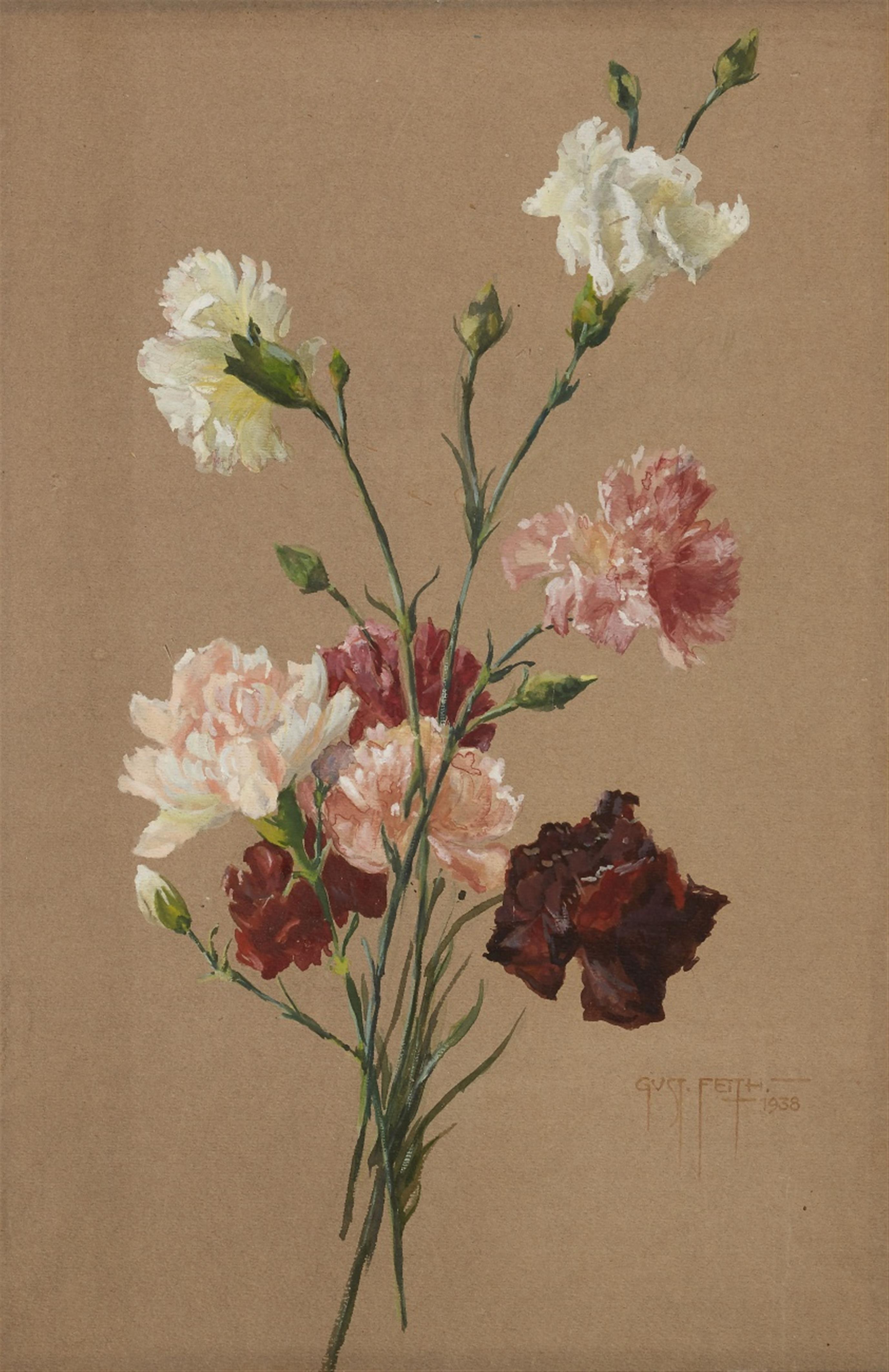 Gustav Feith - Carnations - image-1