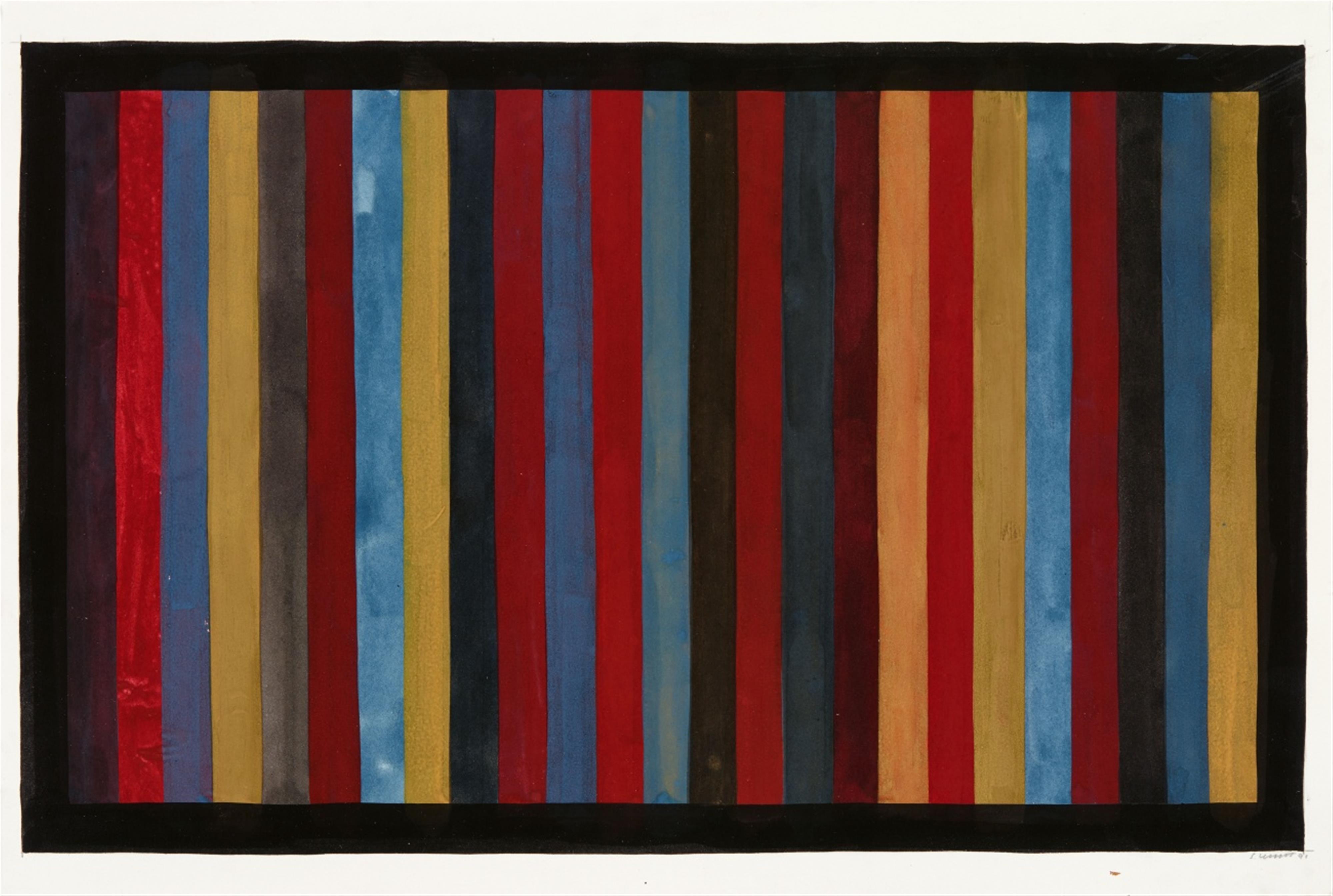 Sol LeWitt - Untitled (Vertical Bands of Color) - image-1