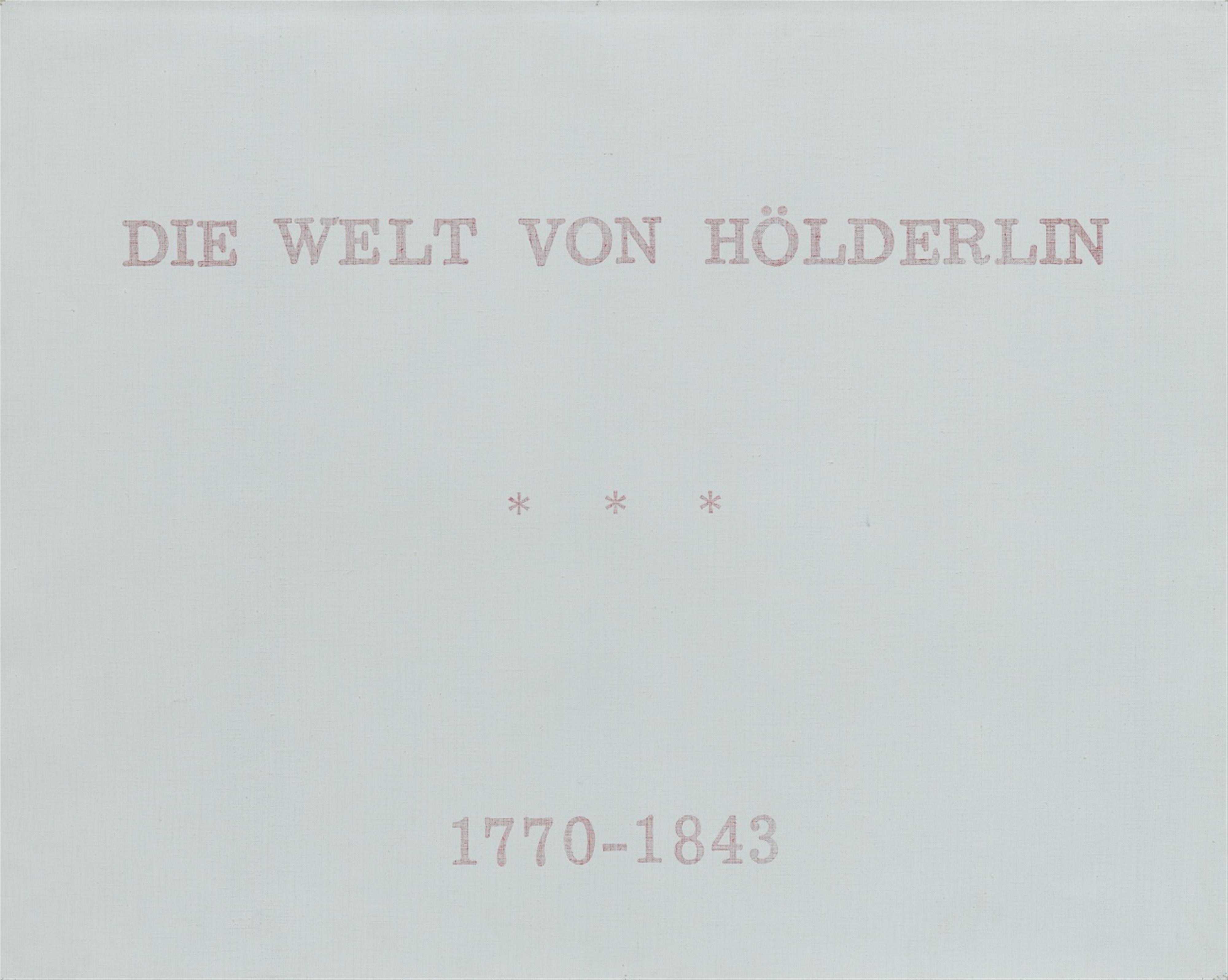 Marcel Broodthaers - Série de neuf tableaux en langue allemande, Die Welt - image-7