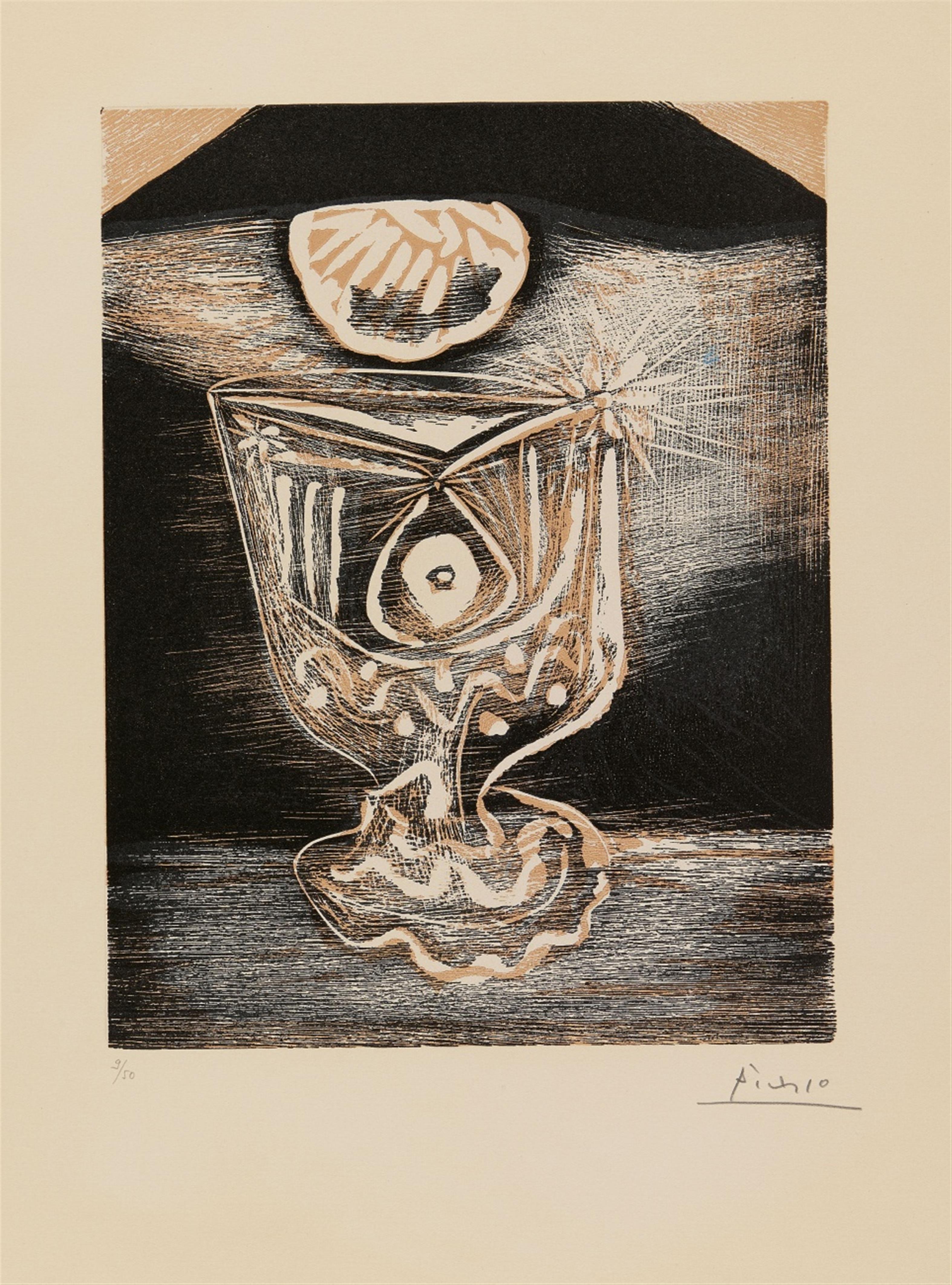 Pablo Picasso - La verre sous la lampe - image-1