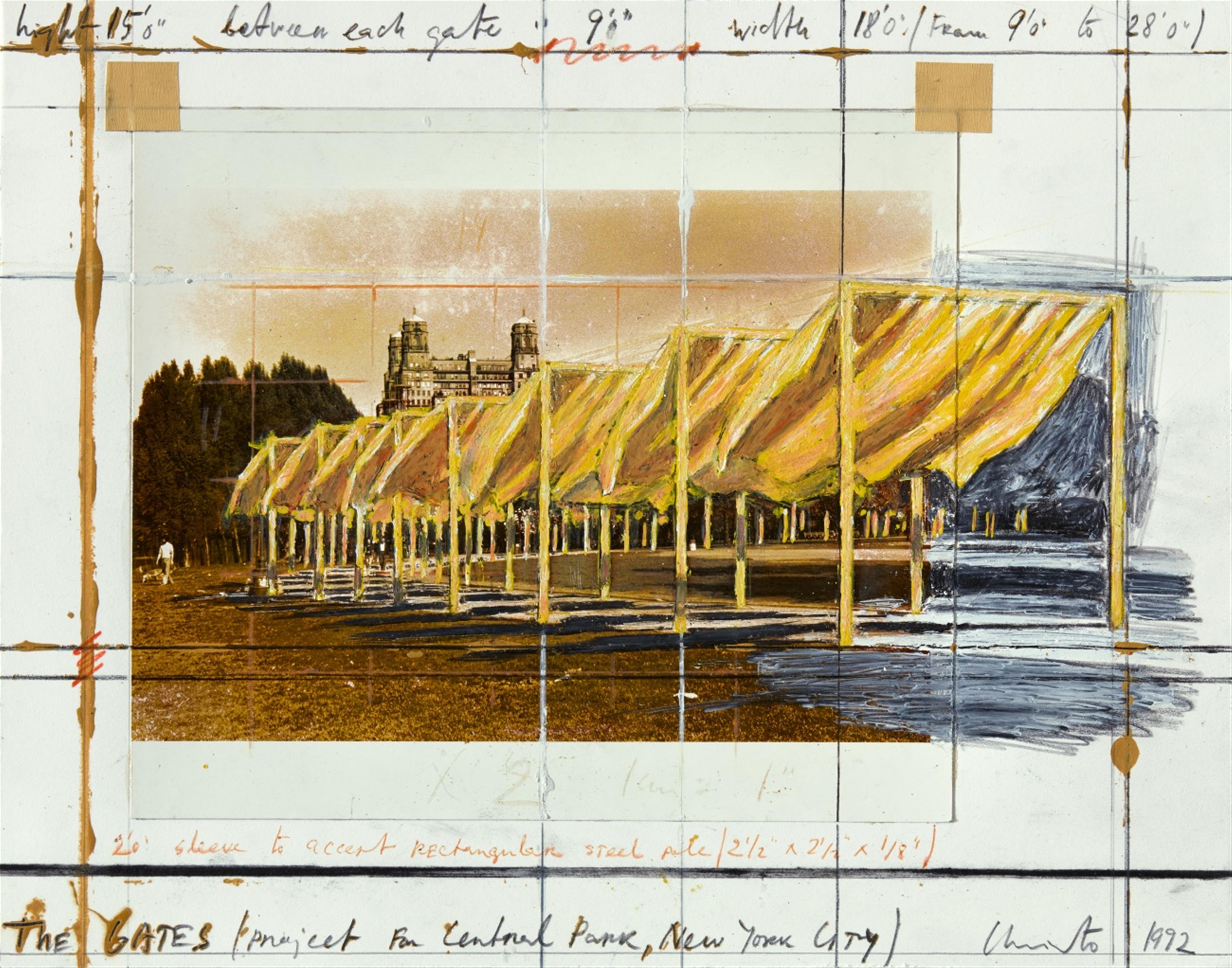 Christo - The Gates. Project for Central Park, New York City - image-1