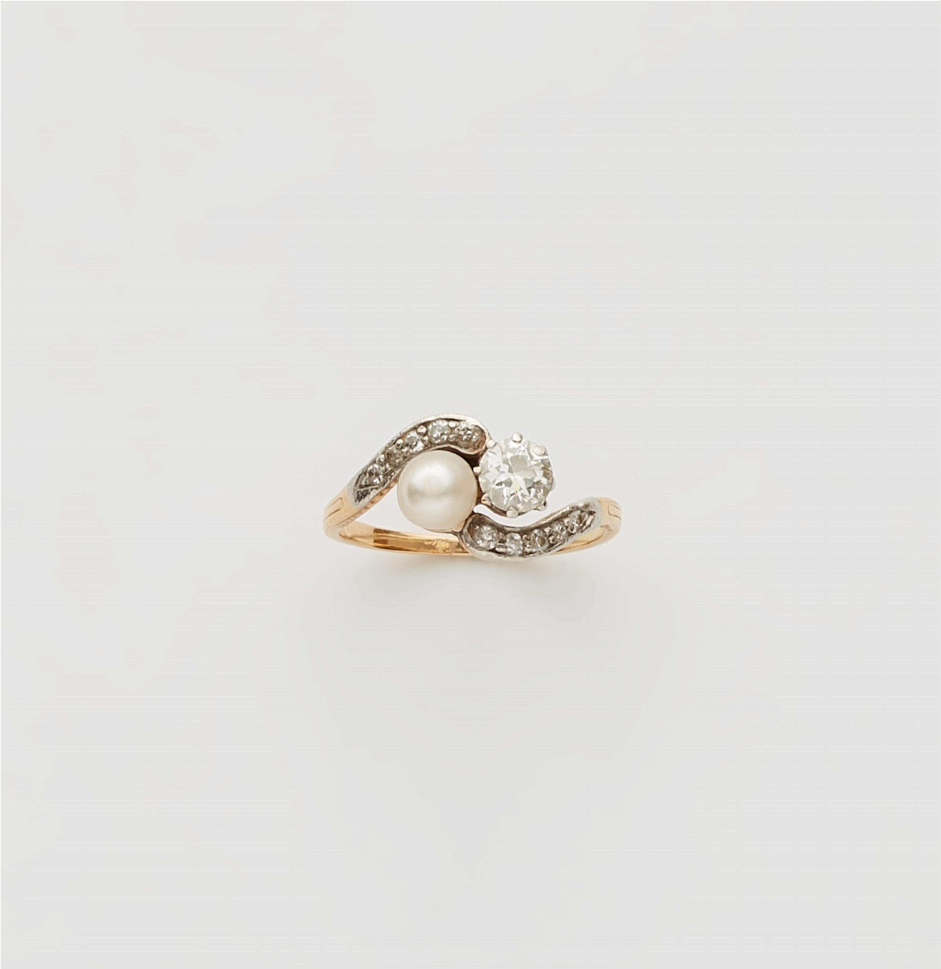 Toi-et-Moi-Ring mit Diamanten - image-1