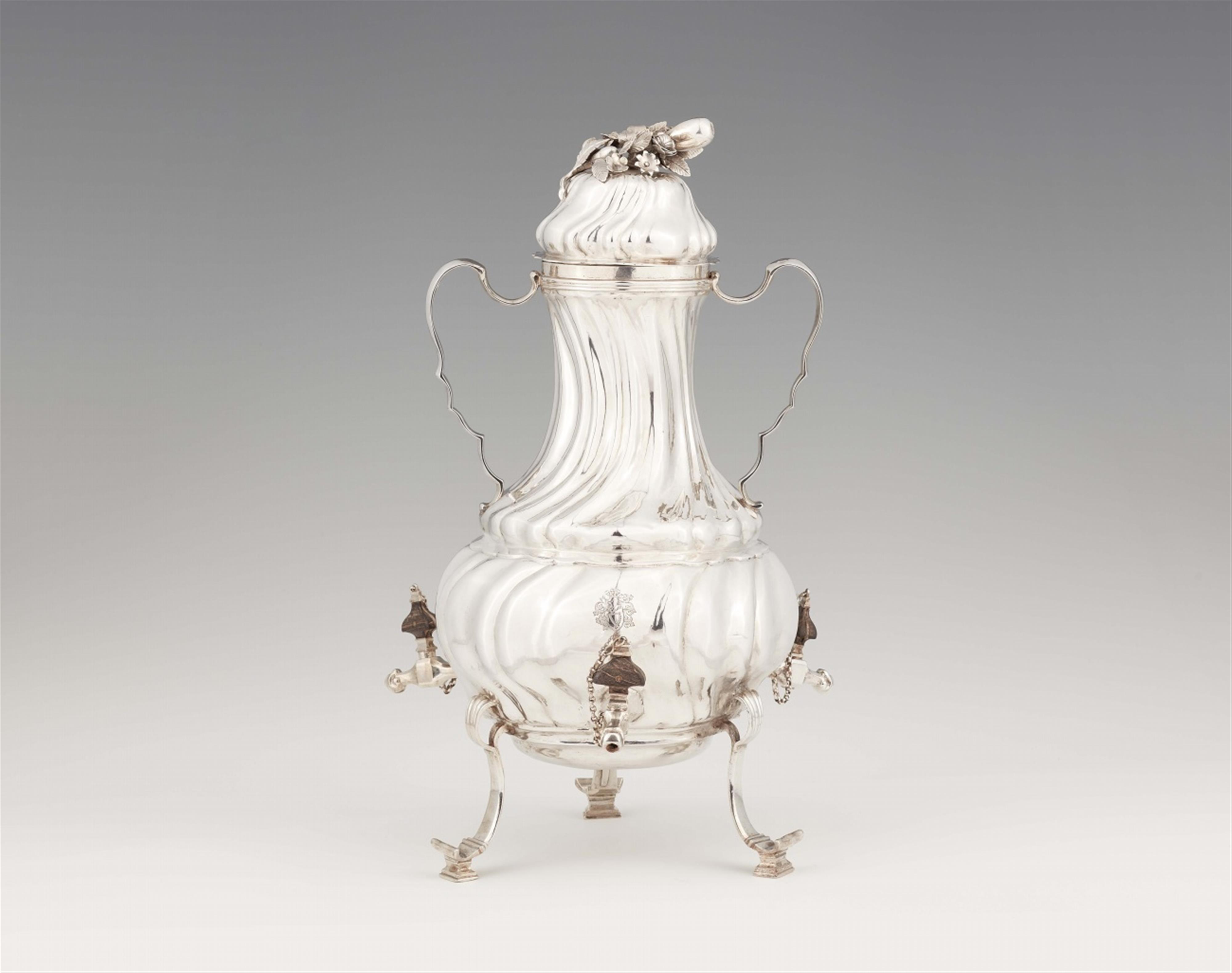 An Augsburg silver coffe urn - image-1