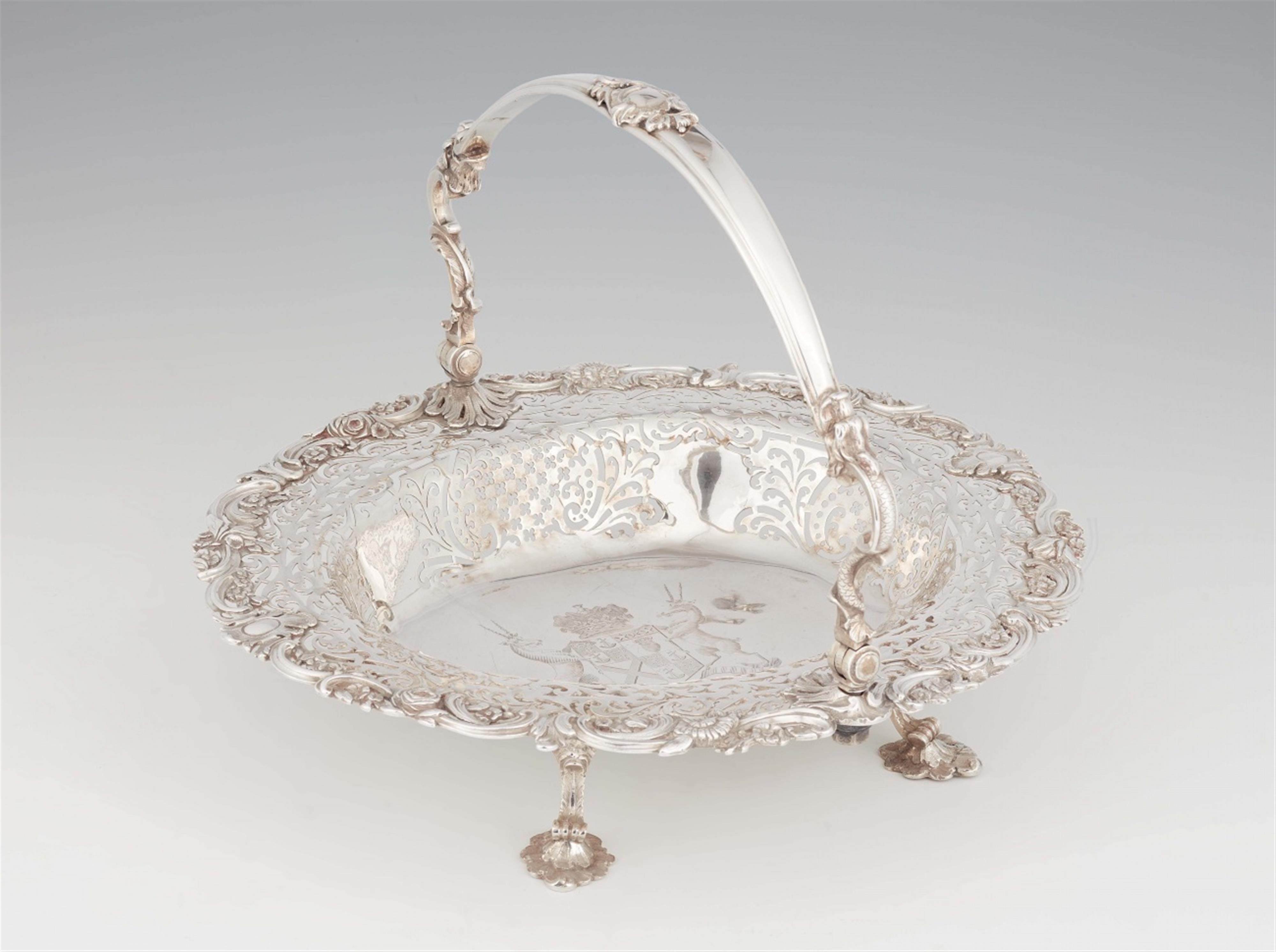 A George II silver basket for the Duke of Hamilton - image-1