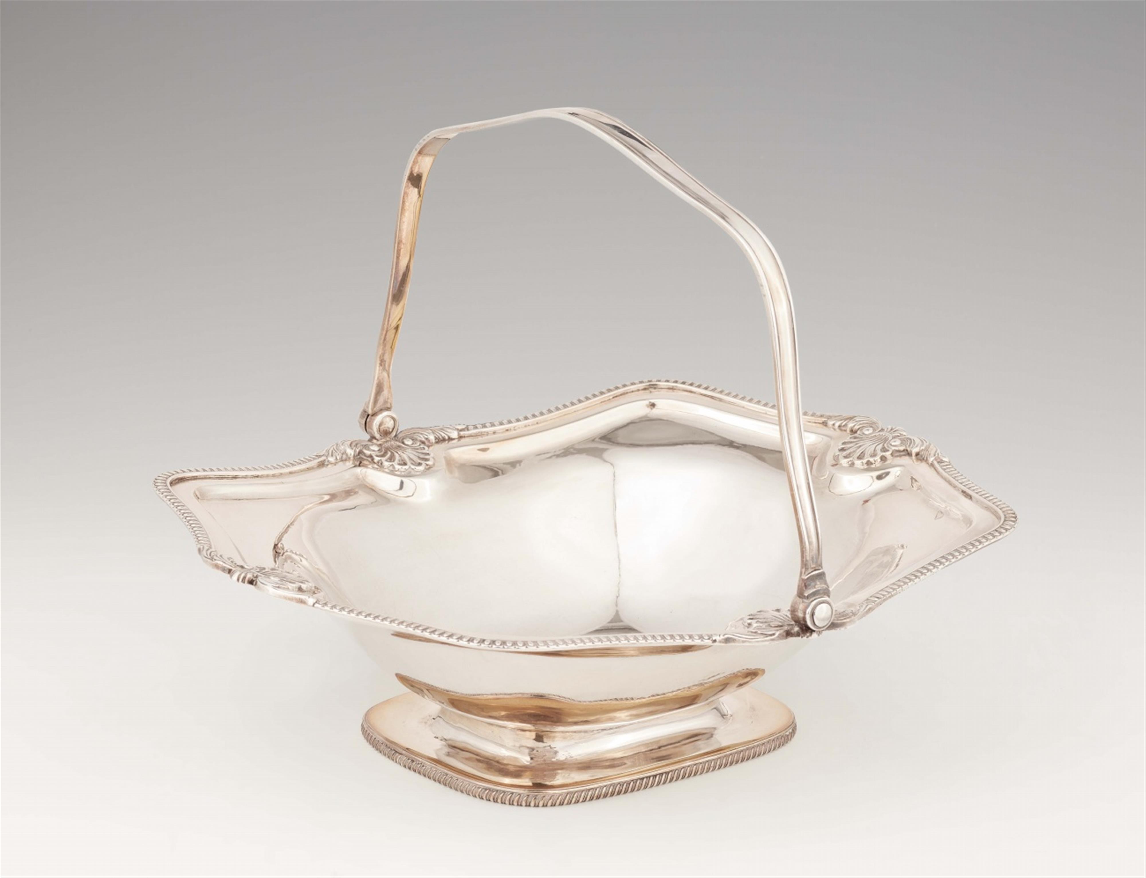 A George III silver basket - image-1