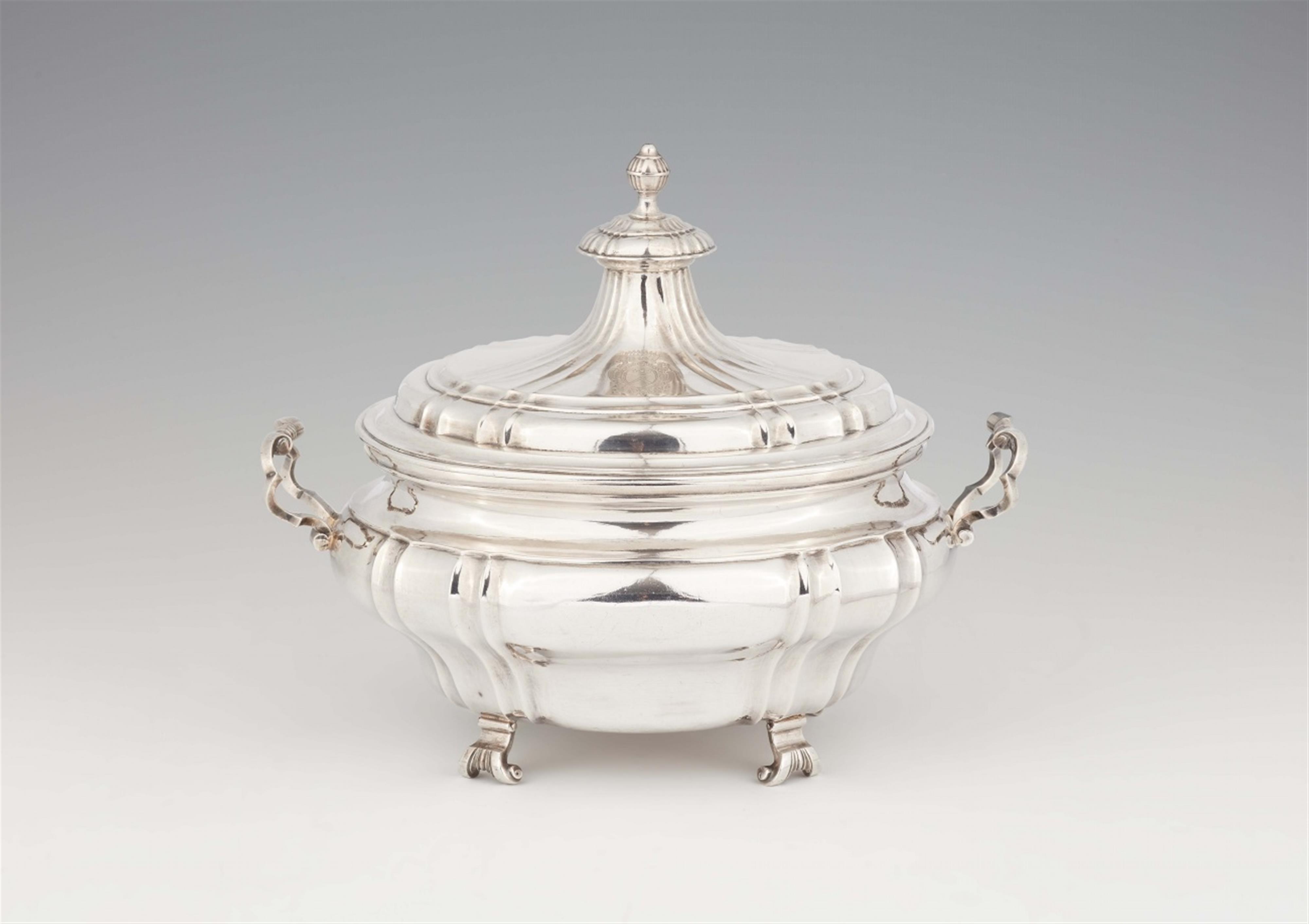 A Strasbourg silver tureen and cover - image-1