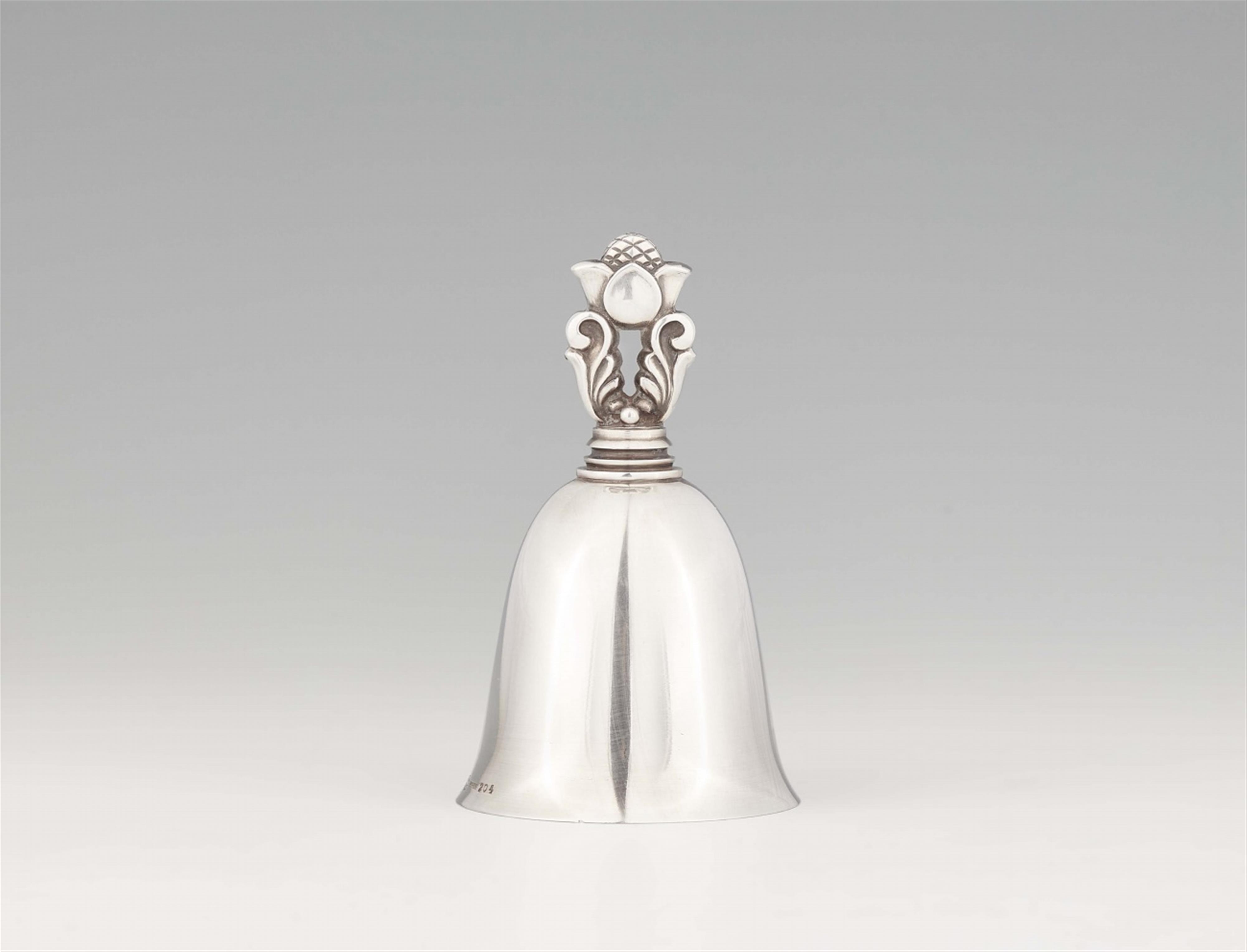 A Georg Jensen silver table bell no. 204 - image-1