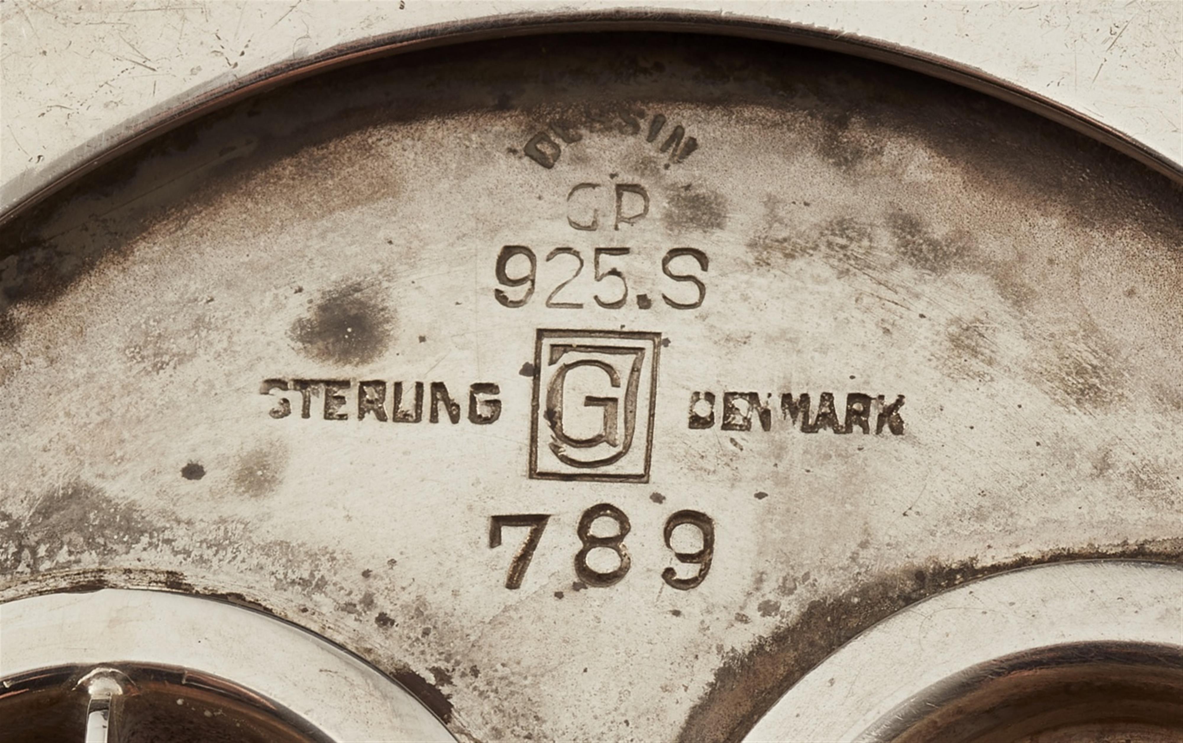 A rare Georg Jensen silver cruet set no. 789 - image-2