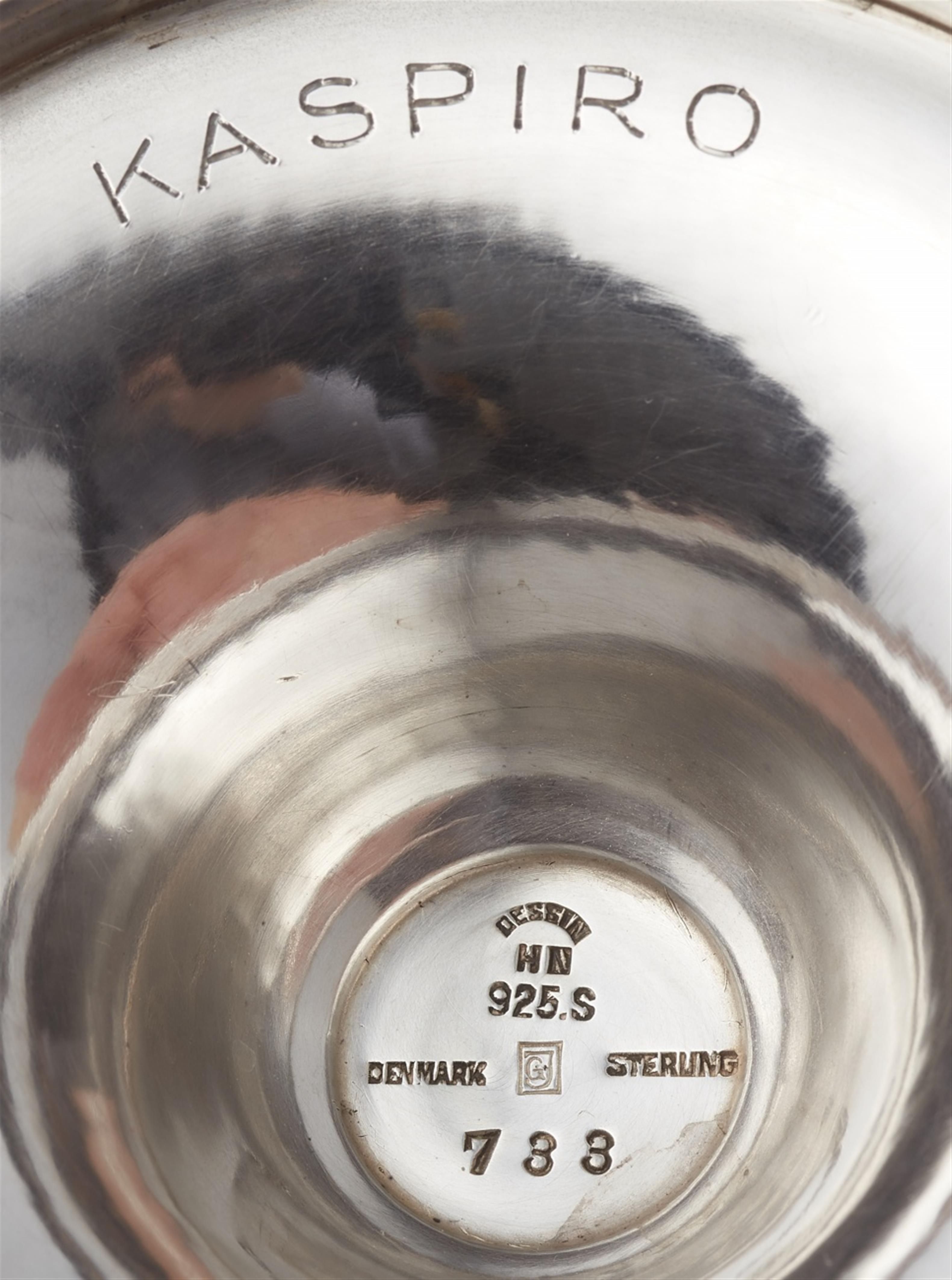 A rare Georg Jensen silver stembowl no. 733 - image-2