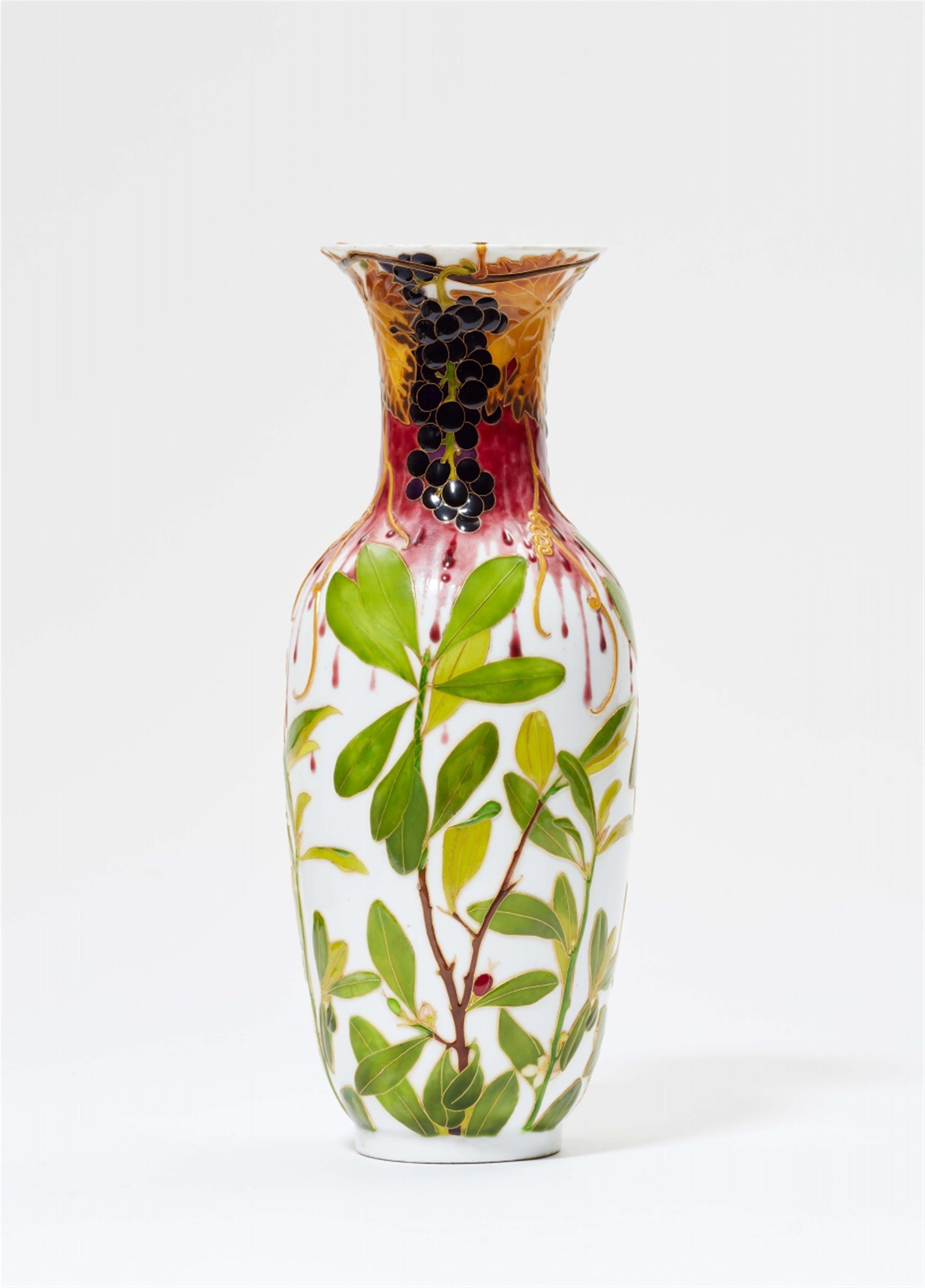 An important Sèvres porcelain vase by André-Fernand Thesmar - image-1