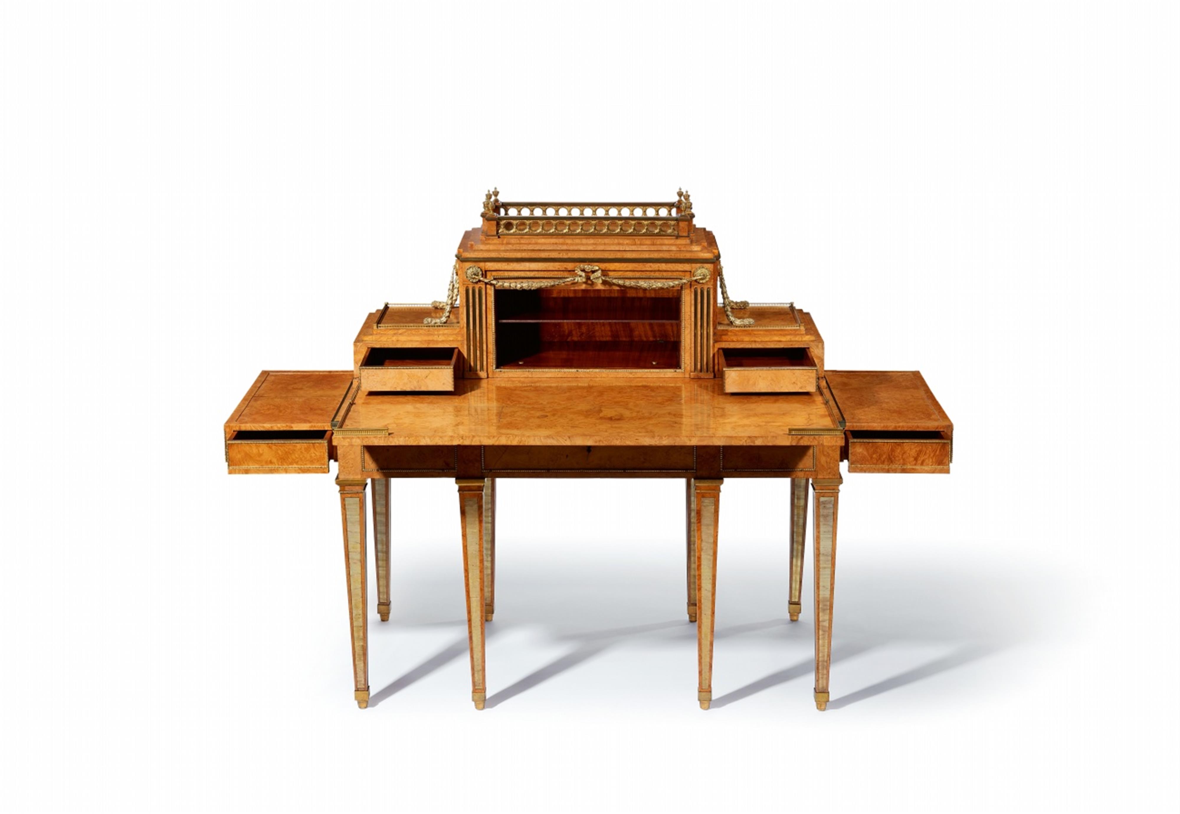An Imperial writing desk by David Roentgen - image-2