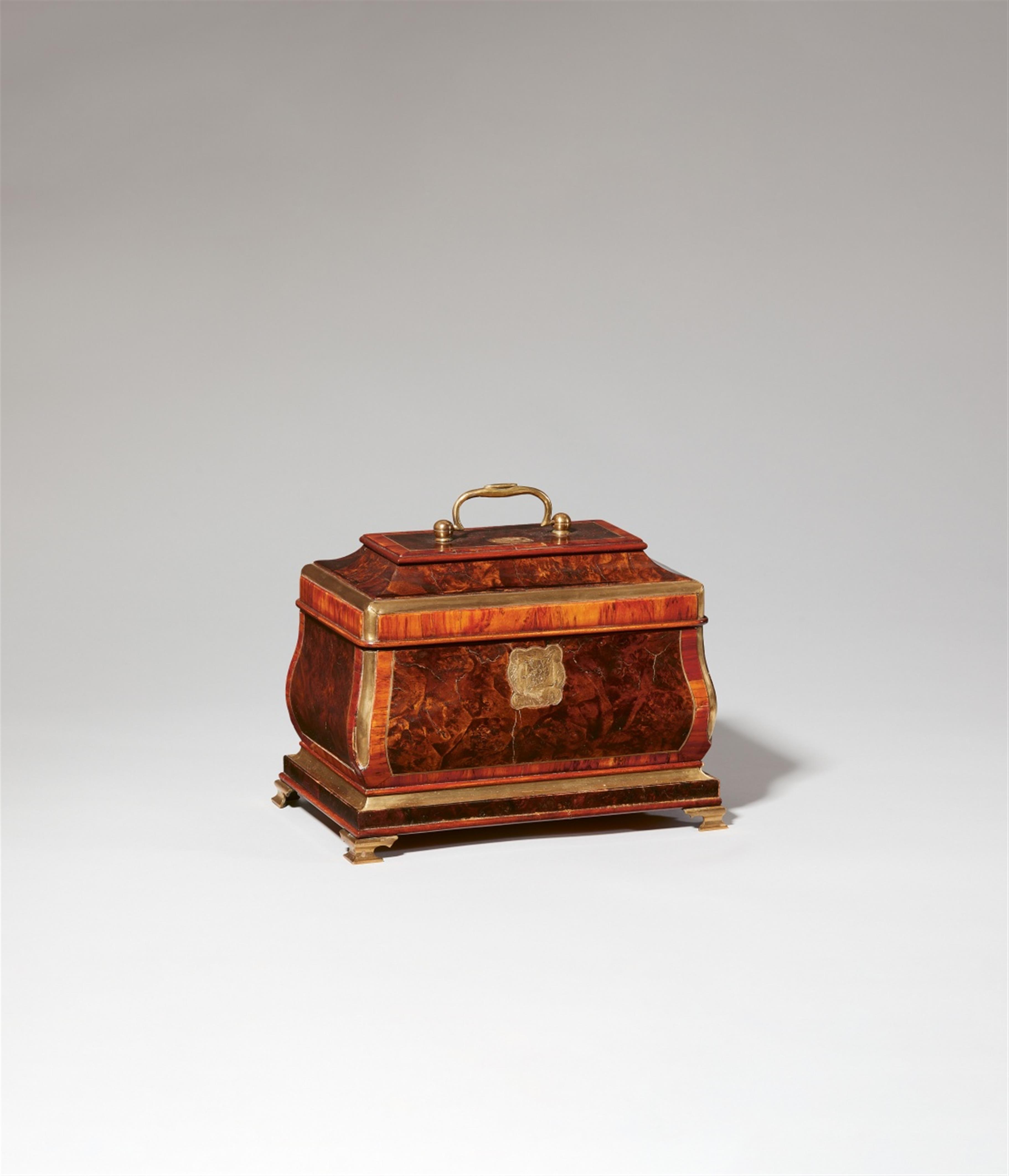 A bombé form box by Abraham Roentgen - image-1