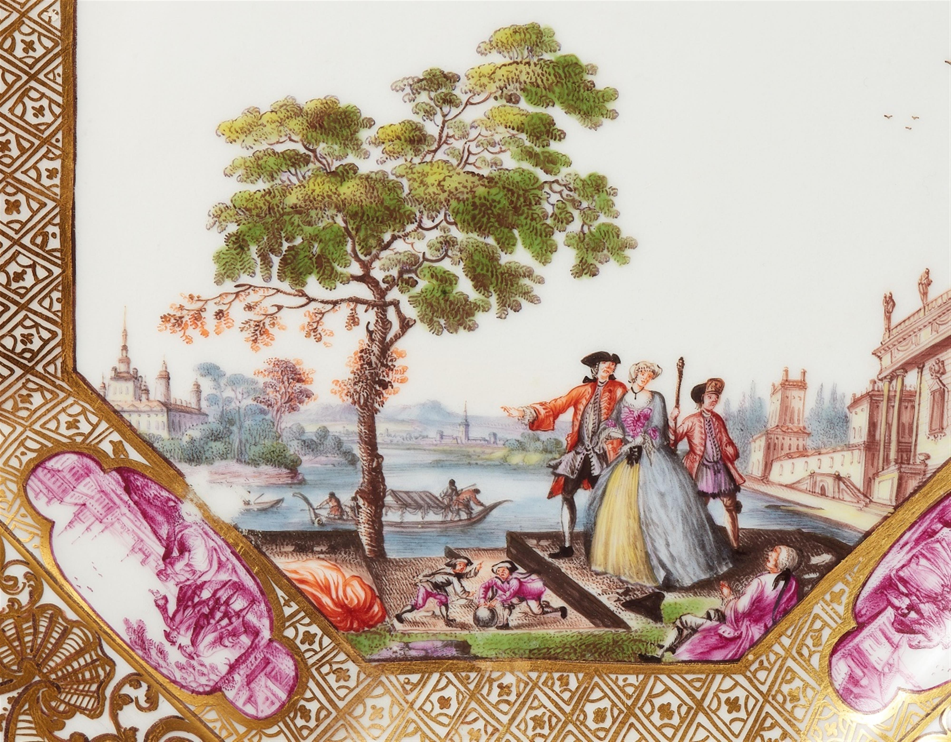 A rare Meissen porcelain plate from the Christie-Miller service - image-2