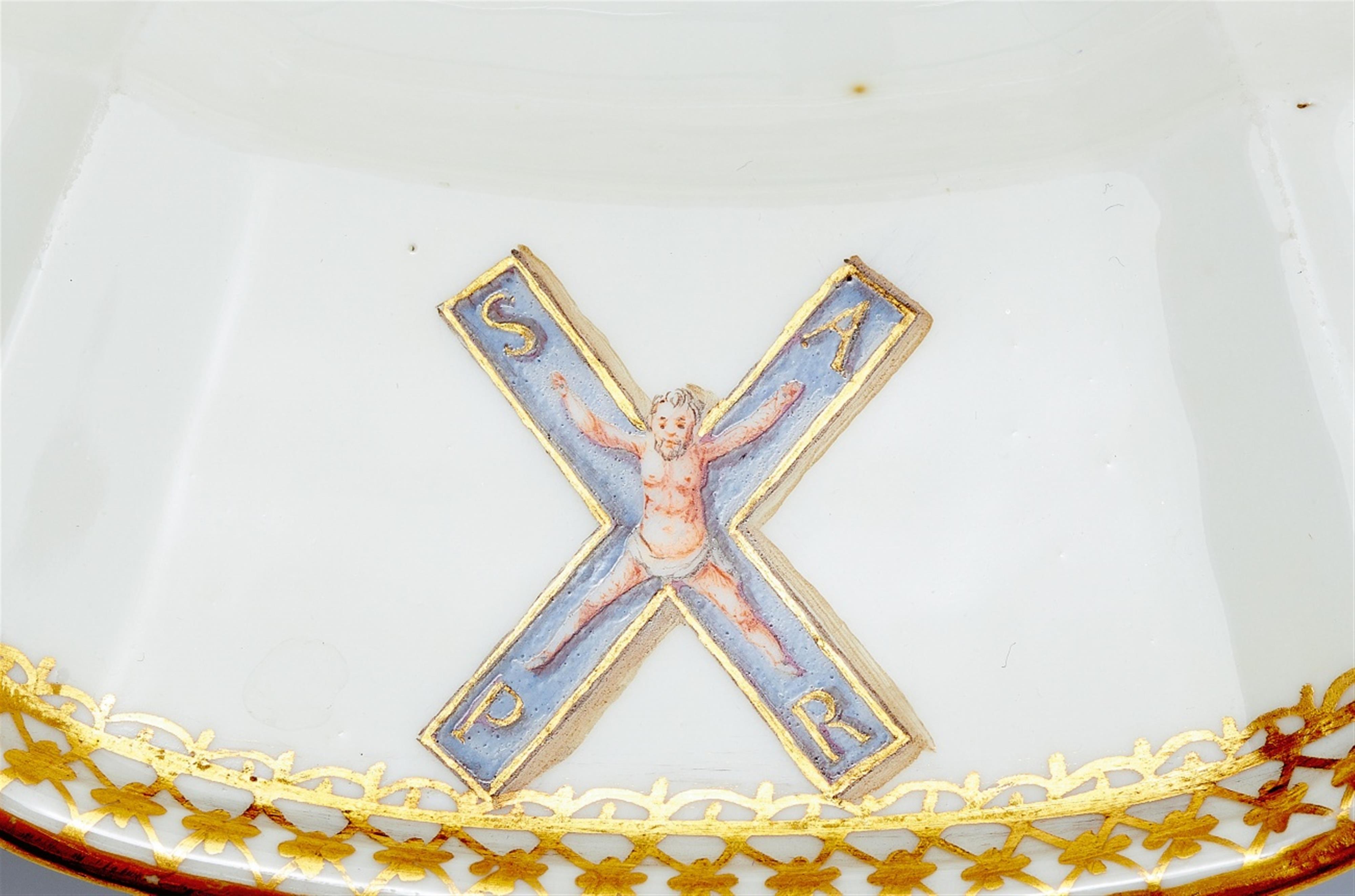 A Meissen porcelain plate from a later order for the St. Andrew's service - image-2