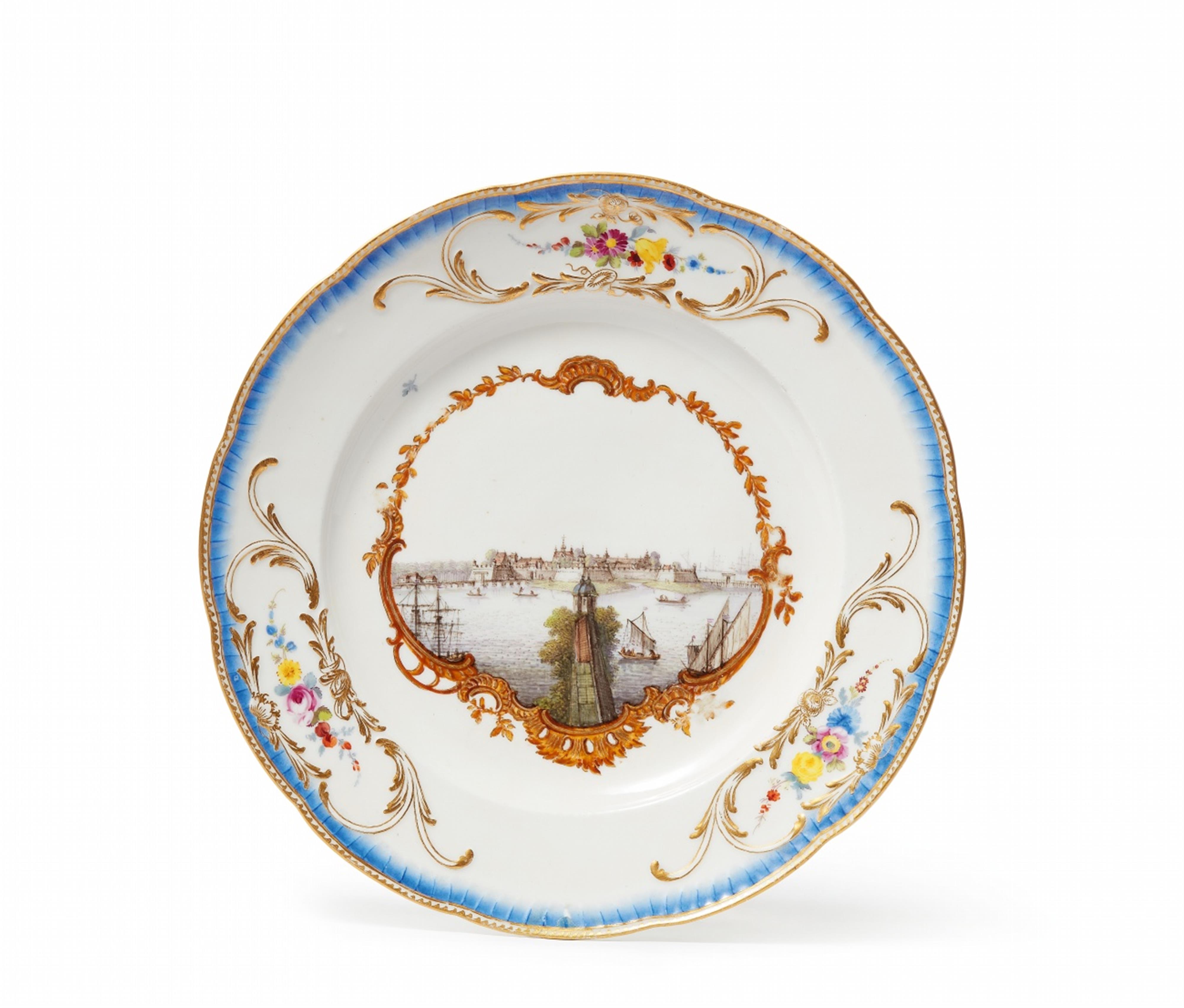 A Meissen porcelain plate from the Dutch Stadtholder service for Willem V - image-1