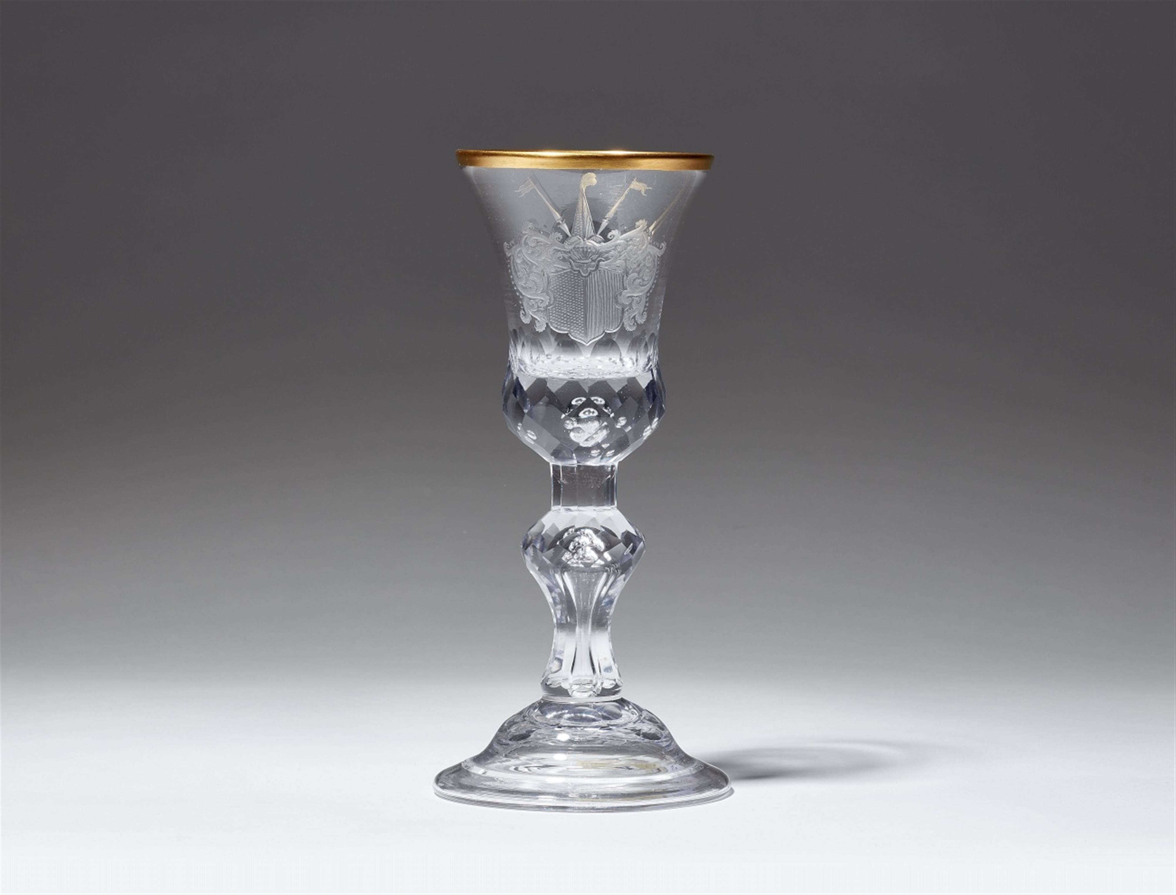 A Lauenstein glass goblet - image-1