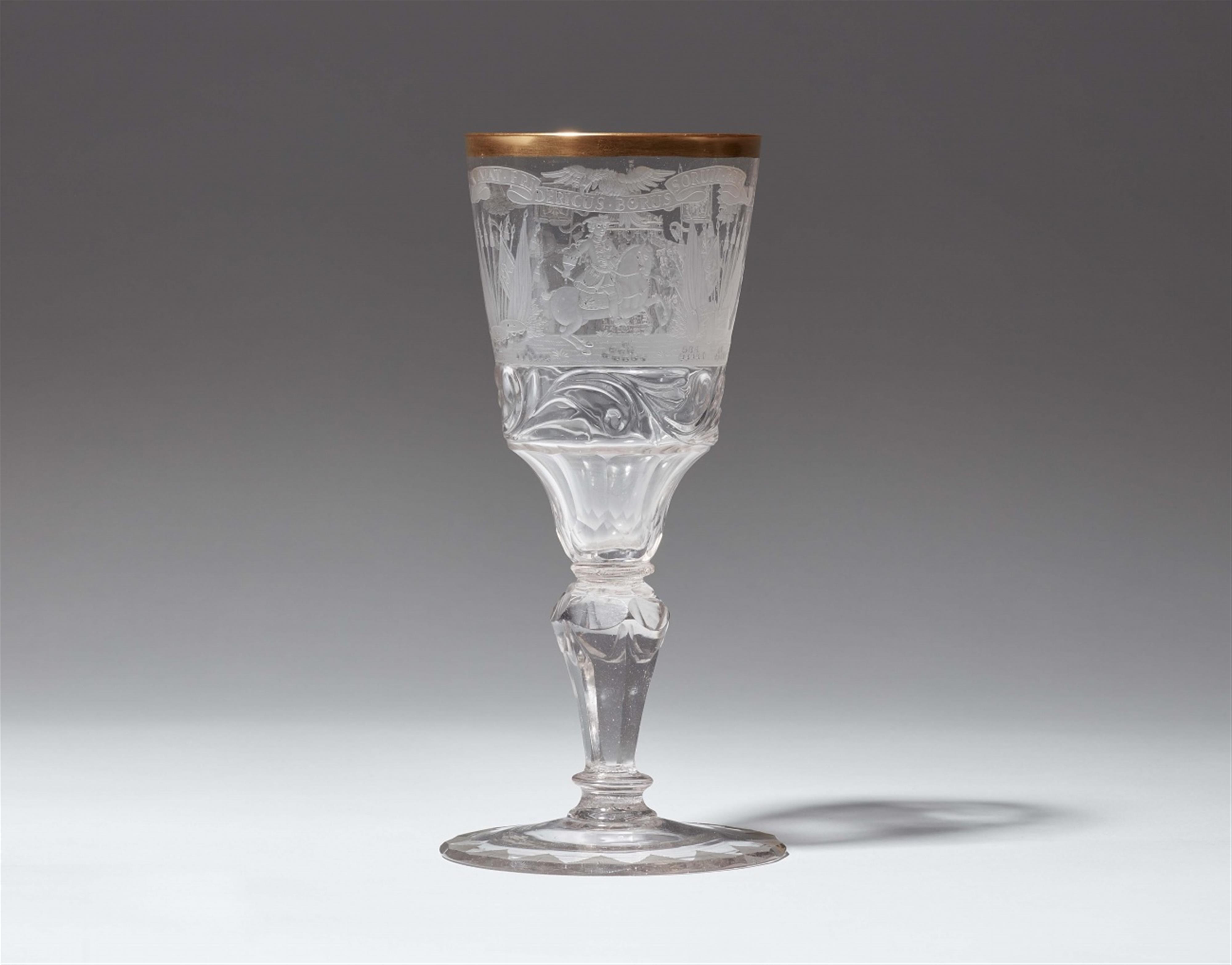 A Lower Silesian glass goblet commemorating Friedrich II - image-2