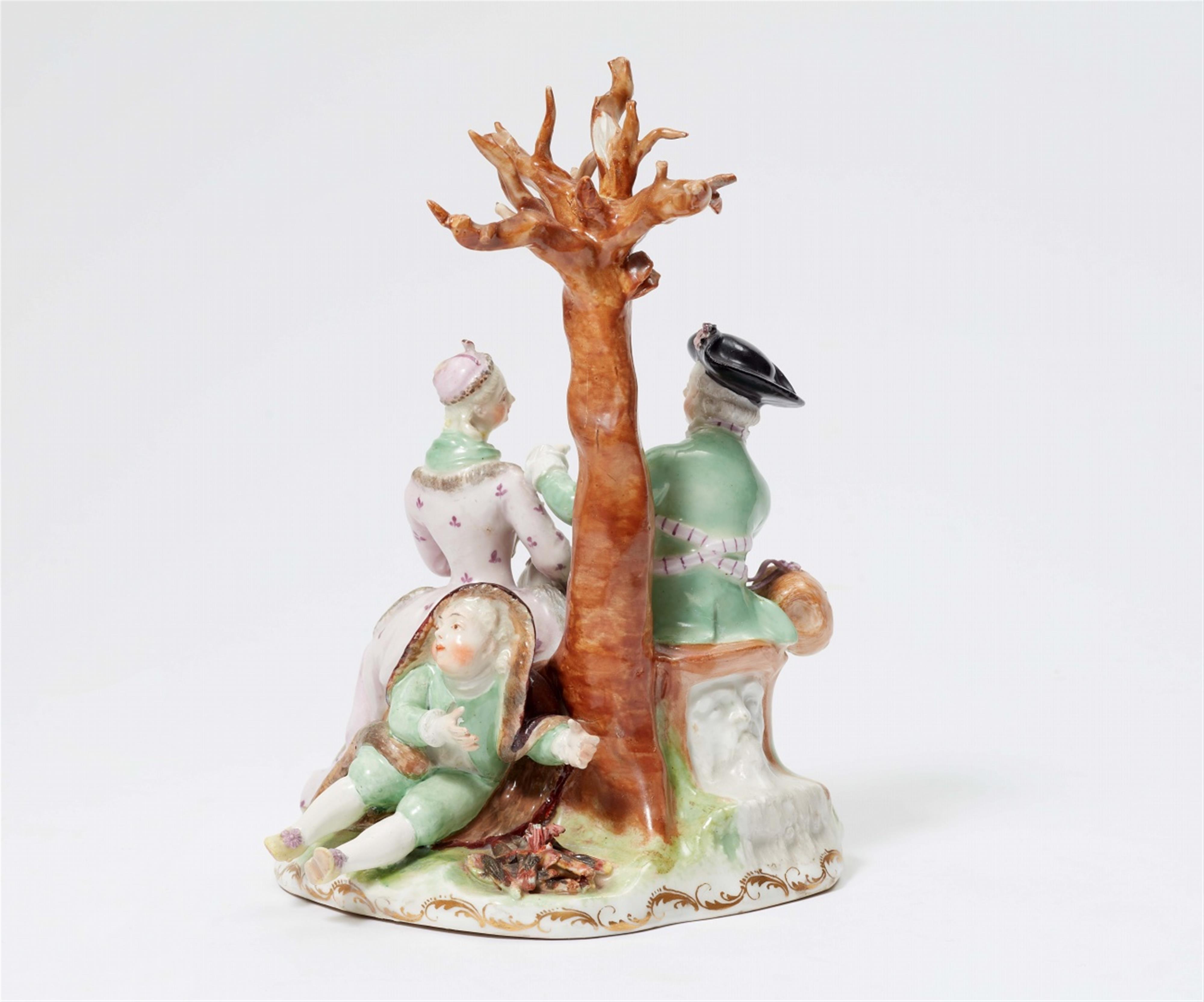 A Vienna porcelain allegorical group representing winter - image-2