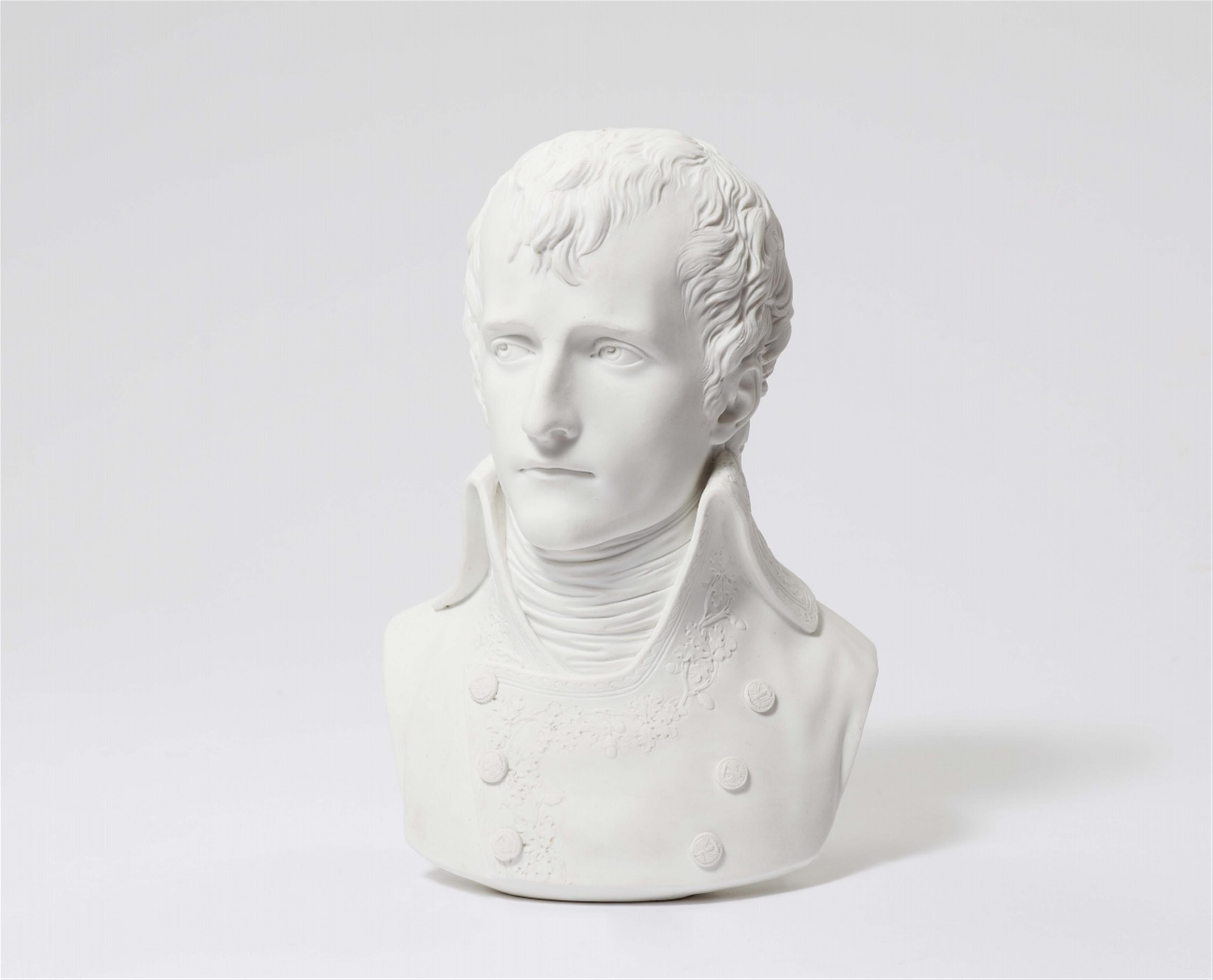 A biscuit porcelain bust of Napoleon as first consul - image-1