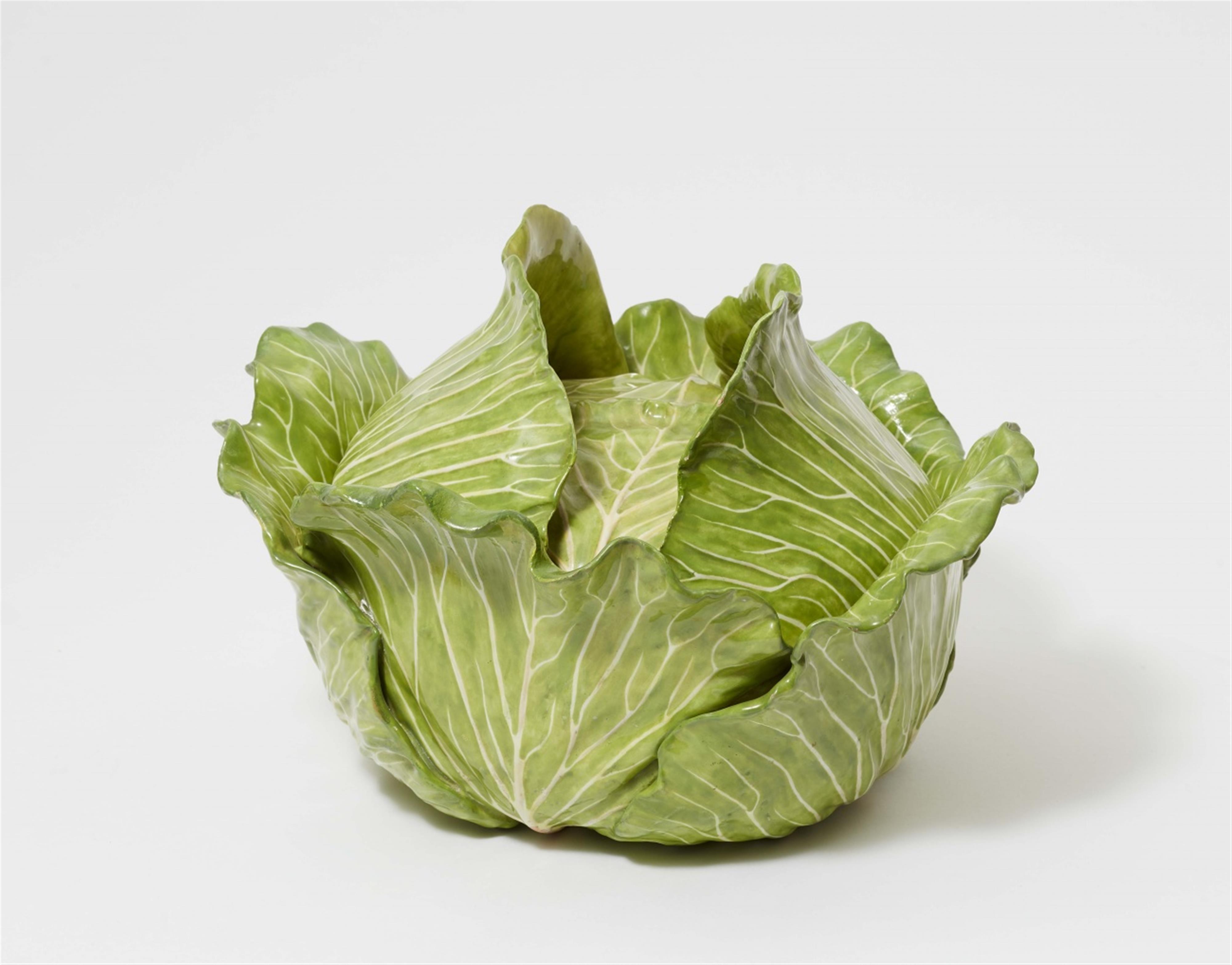 A large Strasbourg faience cabbage tureen - image-2