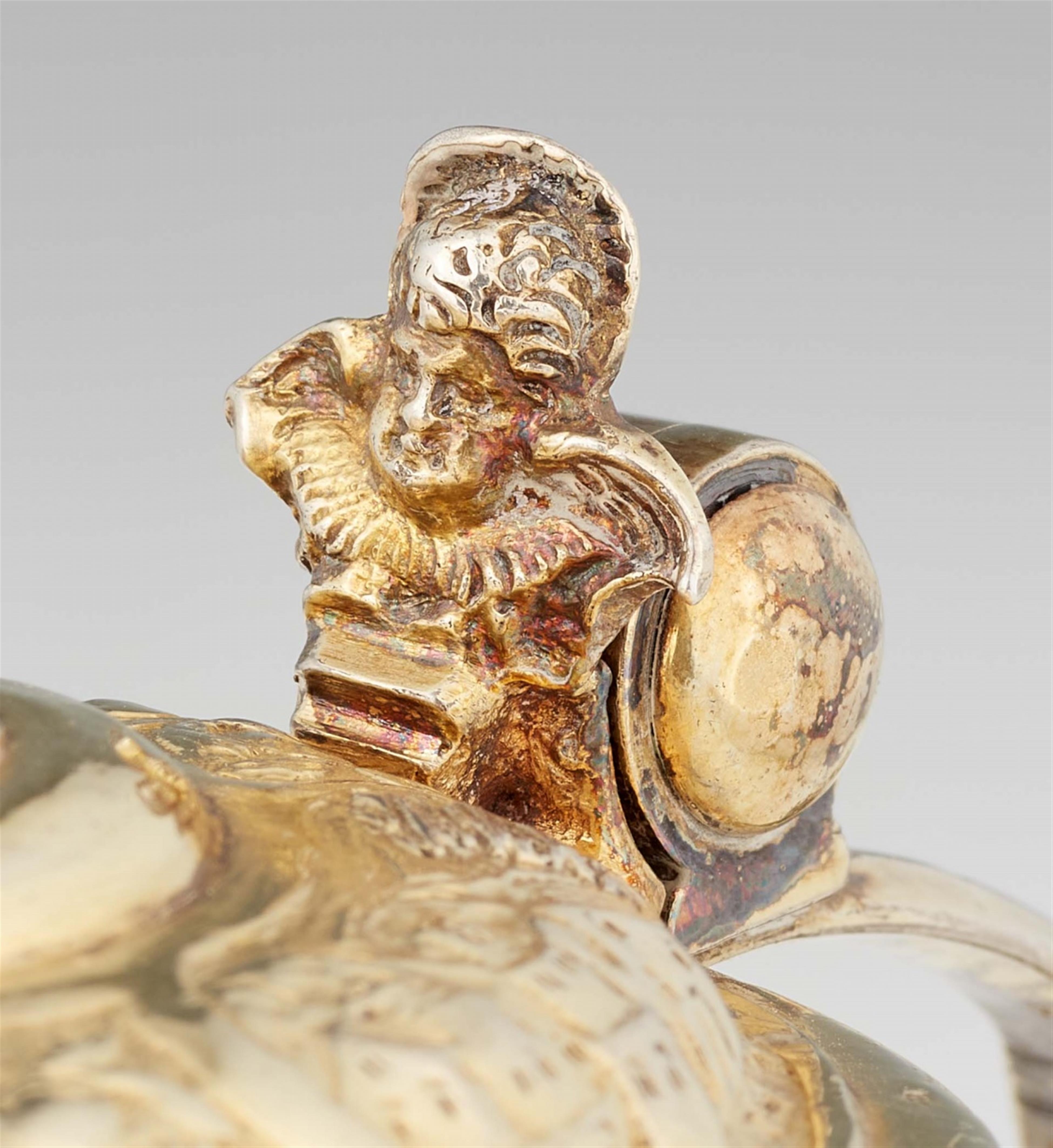A small Augsburg silver gilt renaissance tankard - image-2